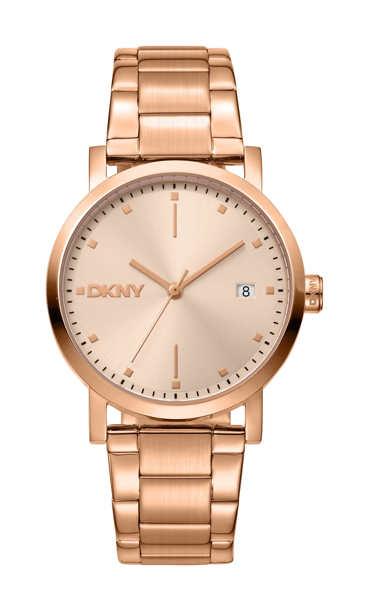 DK1L036M0075 DKNY Soho Midi Rose Gold Stainless Steel Women's Watch 34mm Watches DKNY 