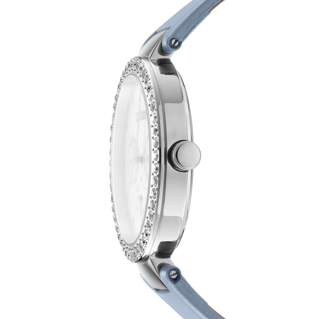 DK1L044L0015 DKNY Evening Light Blue Dial Two Tone Silver & Gold Women's Watch 40mm Watches DKNY 