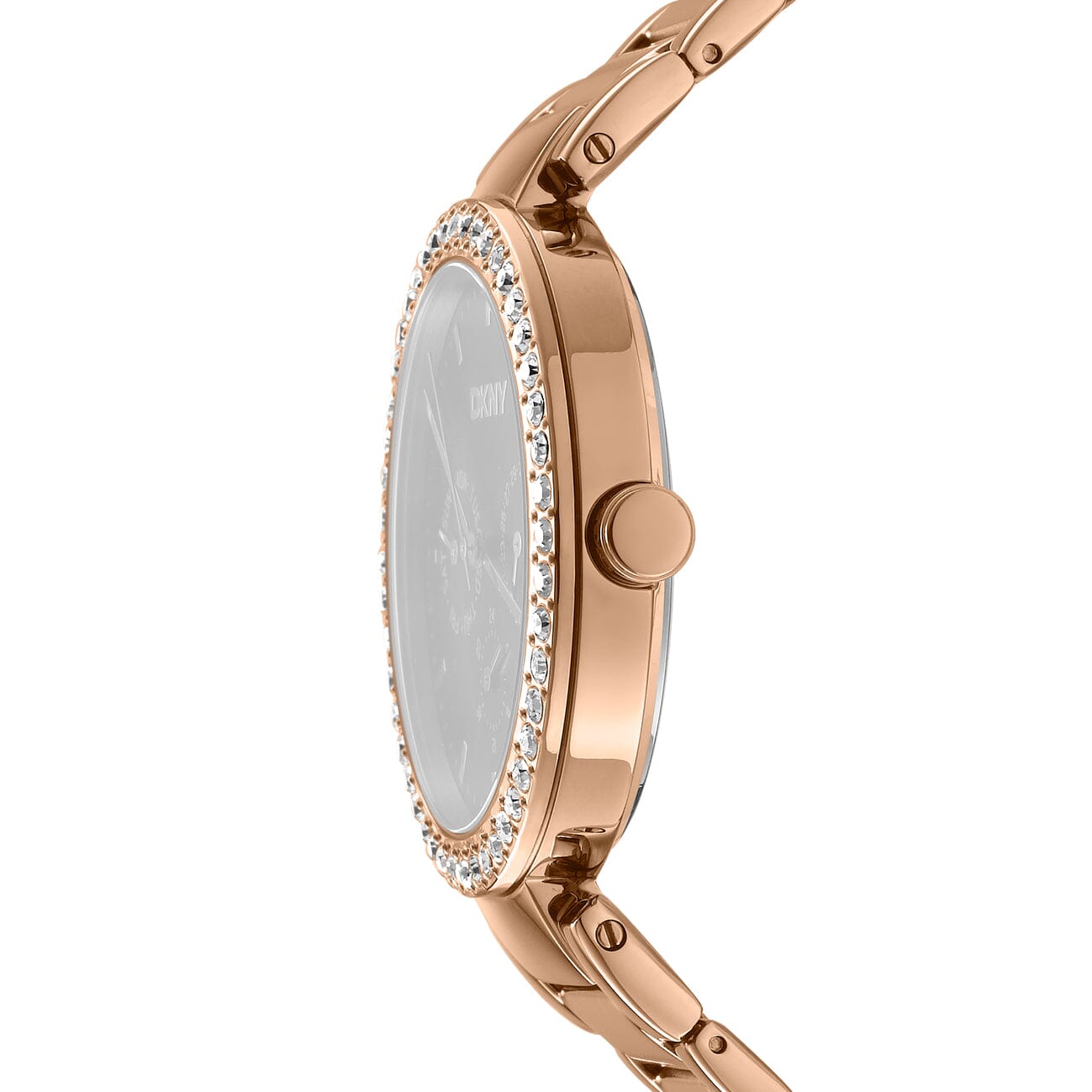 DK1L044M0065 DKNY Evening Multi-Function Dark Blue Dial Rose Gold Women's Watch 40mm Watches DKNY 