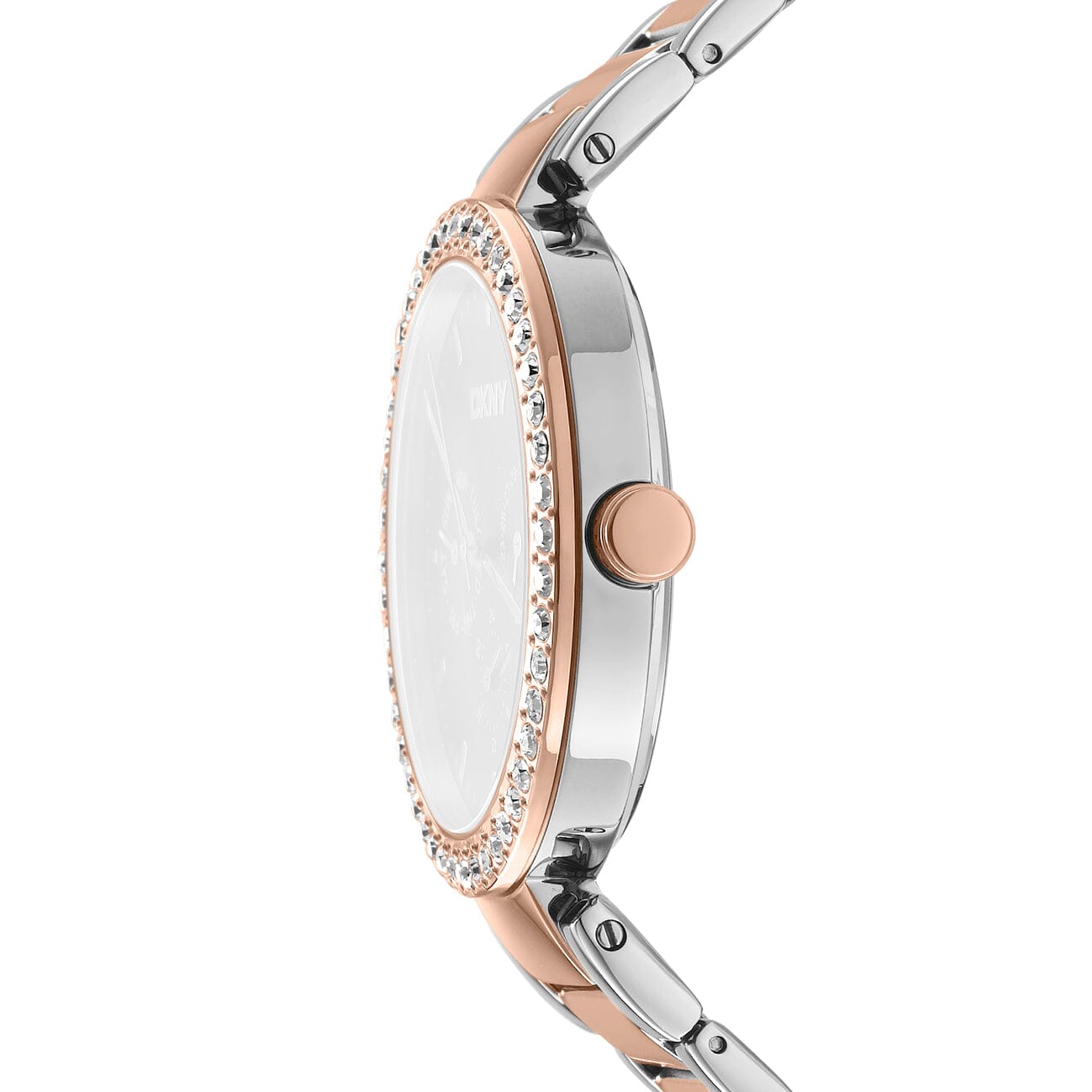 DK1L044M0095 DKNY Evening Multi-Function Two Tone Silver & Rose Gold Women's Watch 40mm Watches DKNY 