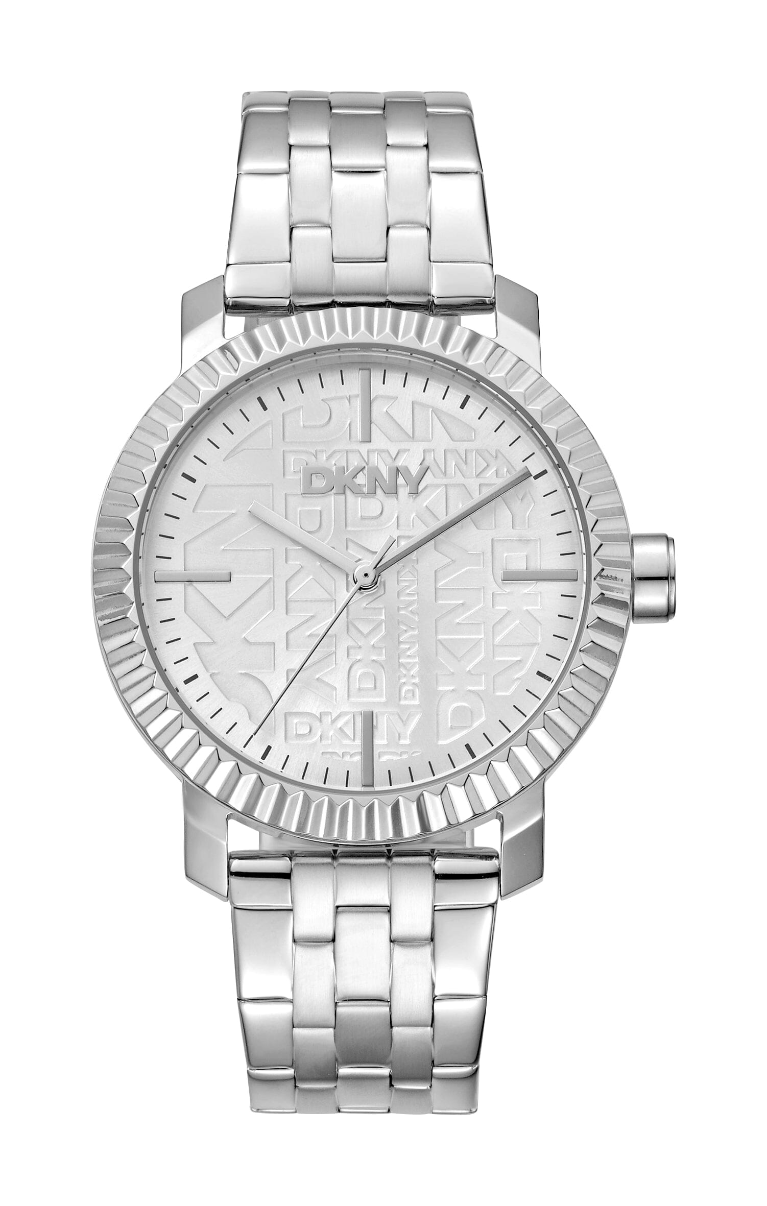DK1L053M0015 DKNY Everyday Silver Dial Stainless Steel Women's Watch 36mm Watches DKNY 