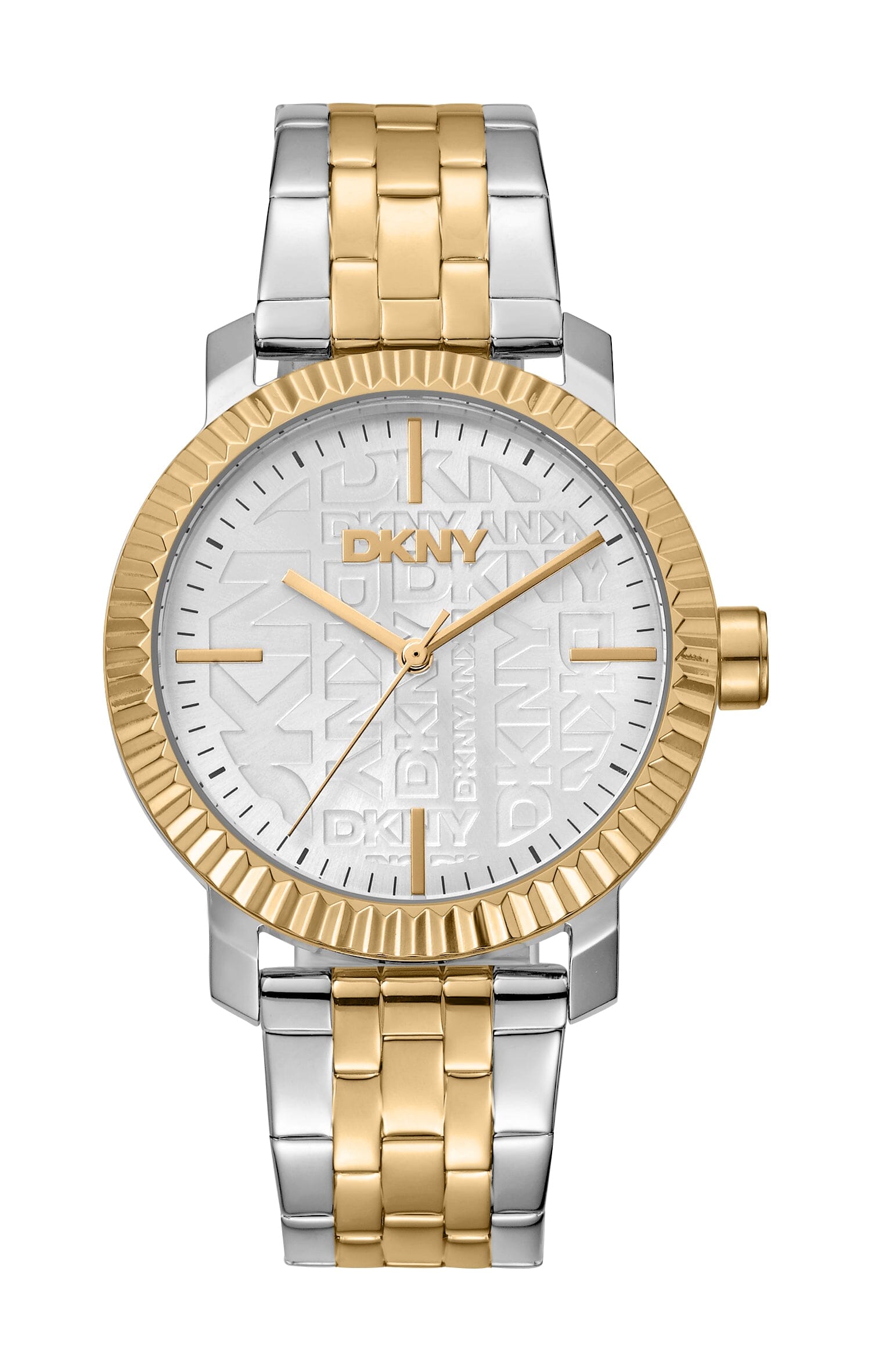 DK1L053M0045 DKNY Everyday Silver Dial Two Tone Silver & Gold Women's Watch 36mm Watches DKNY 