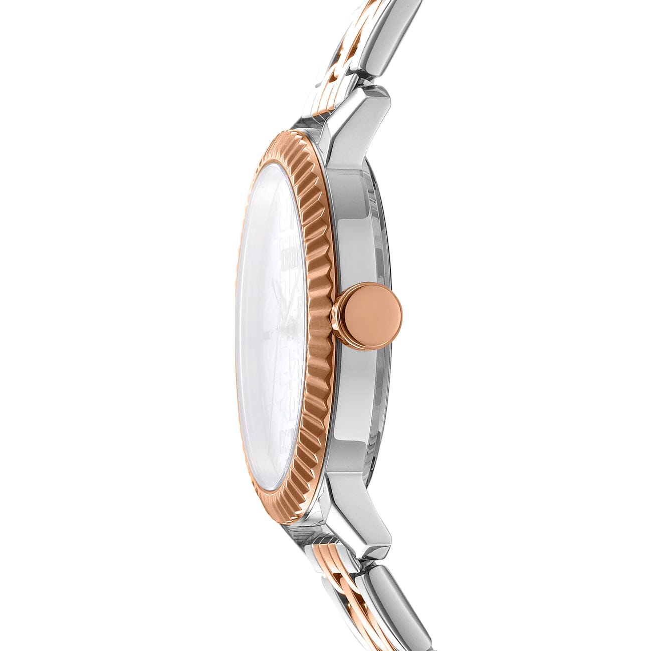 DK1L053M0065 DKNY Everyday Silver Dial Two Tone Silver & Rose Gold Women's Watch 36mm Watches DKNY 