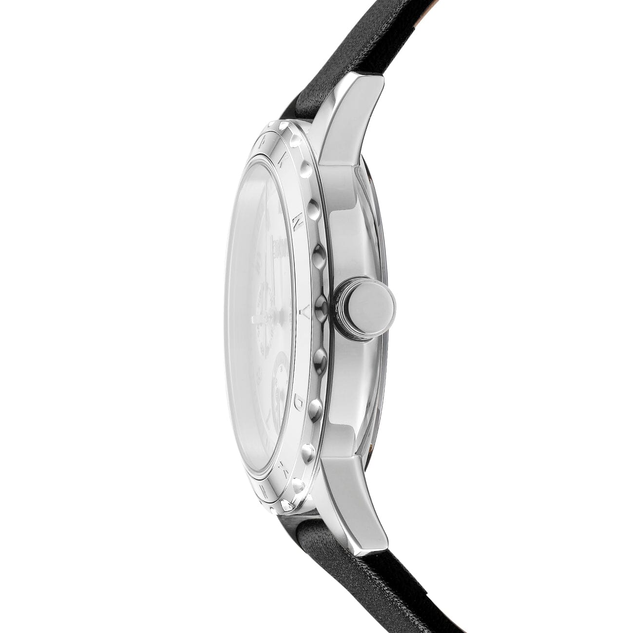 DK1L054L0015 DKNY Active Multi-Function Silver Dial Leather Strap Women's Watch 38mm Watches DKNY 