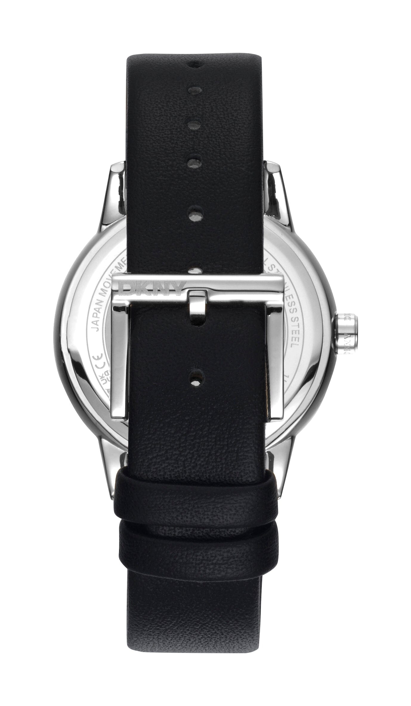 DK1L054L0015 DKNY Active Multi-Function Silver Dial Leather Strap Women's Watch 38mm Watches DKNY 