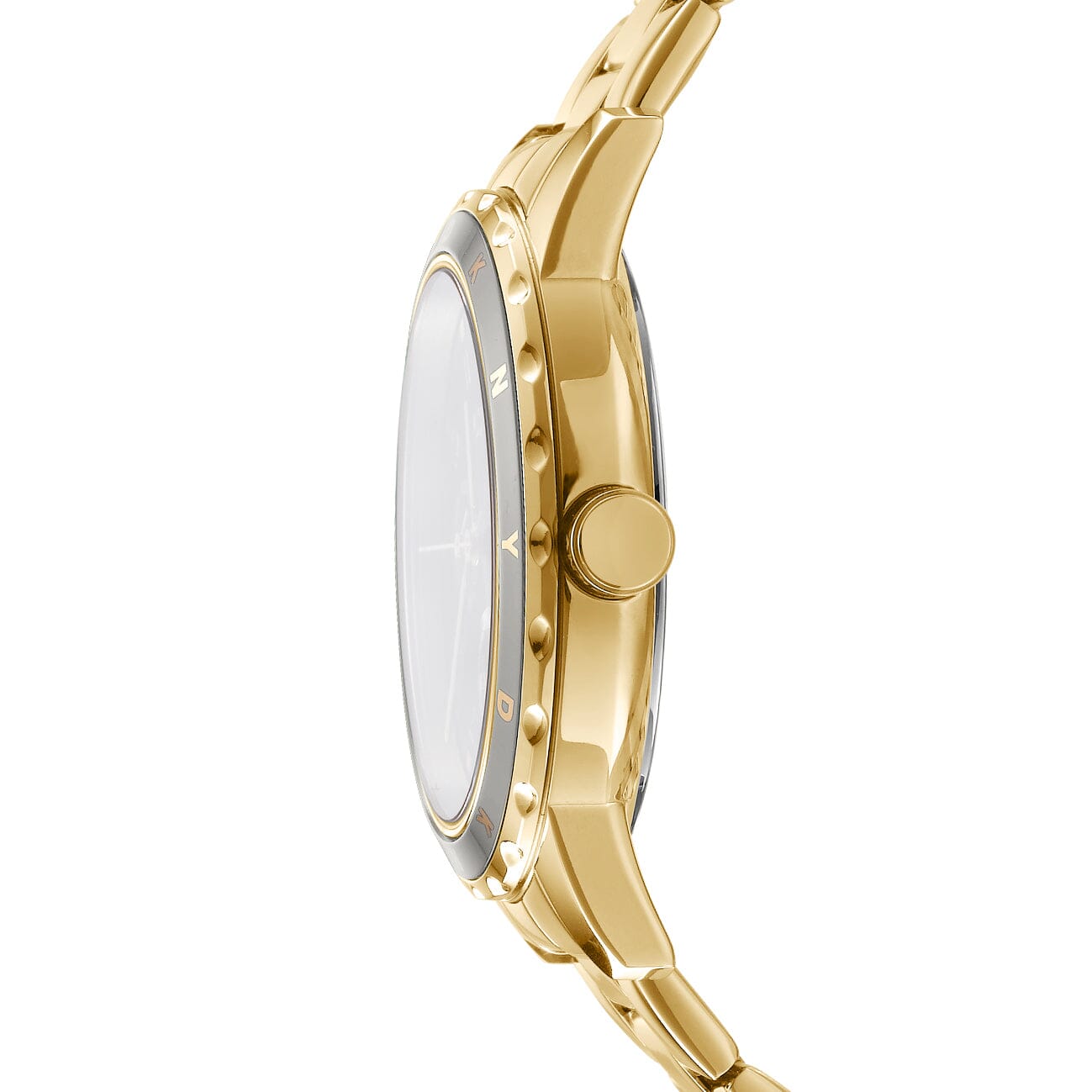 DK1L054M0045 DKNY Active Multi-Function Silver Dial Stainless Steel Gold Women's Watch 38mm Watches DKNY 
