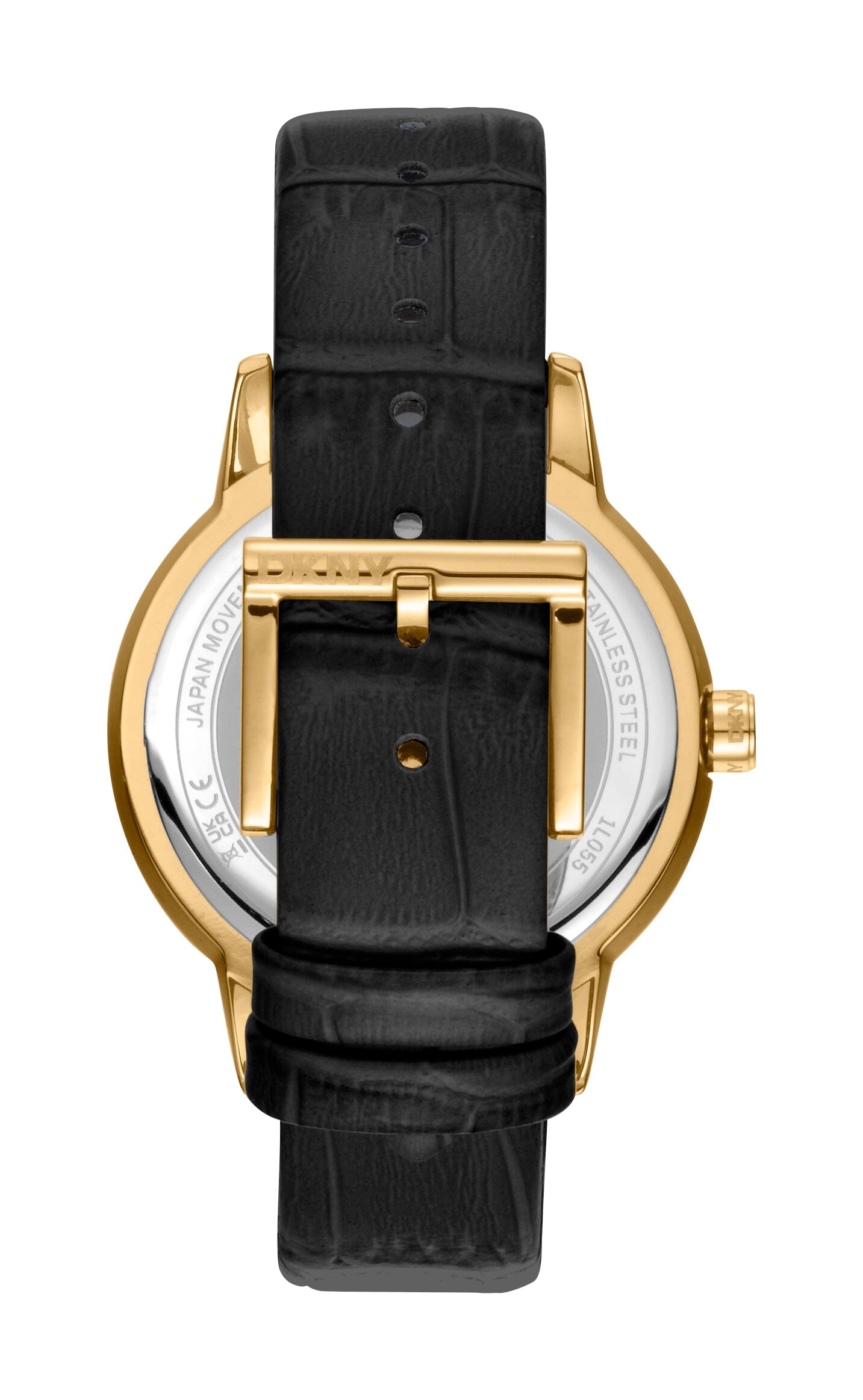 DK1L055L0025 DKNY Evening Multi-Function Black Dial Gold Women's Watch 40mm Watches DKNY 