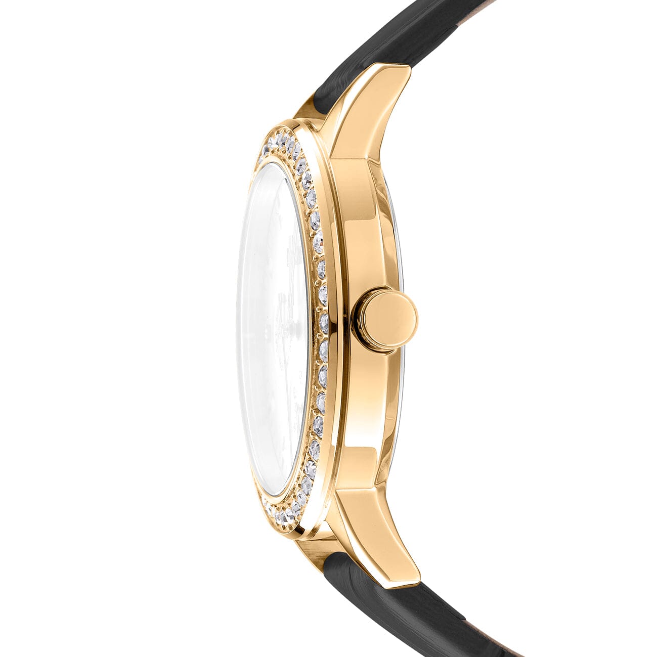 DK1L055L0025 DKNY Evening Multi-Function Black Dial Gold Women's Watch 40mm Watches DKNY 