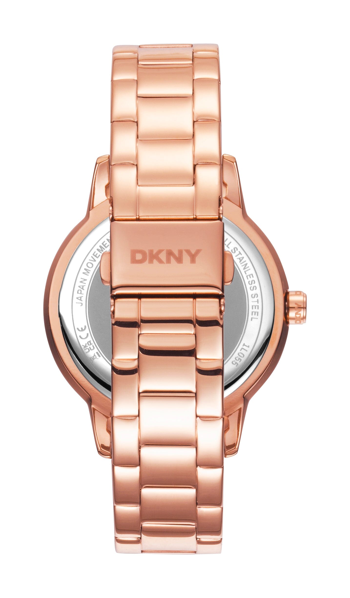 DK1L055M0065 DKNY Evening Multi-Function Silver Dial Rose Gold Women's Watch 40mm Watches DKNY 