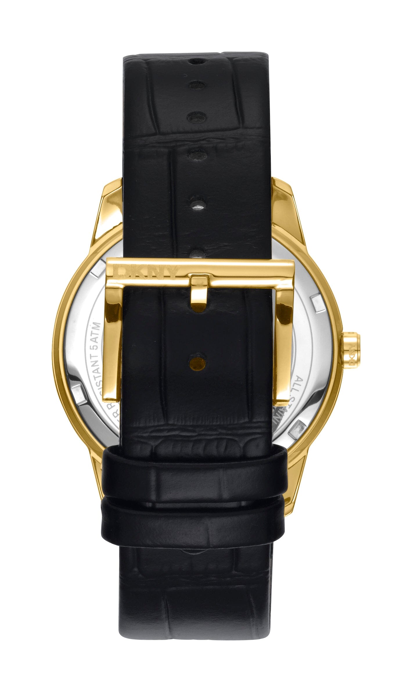 DK1L056L0025 DKNY Evening Multi-Function Silver Dial Gold Women's Watch 40mm Watches DKNY 