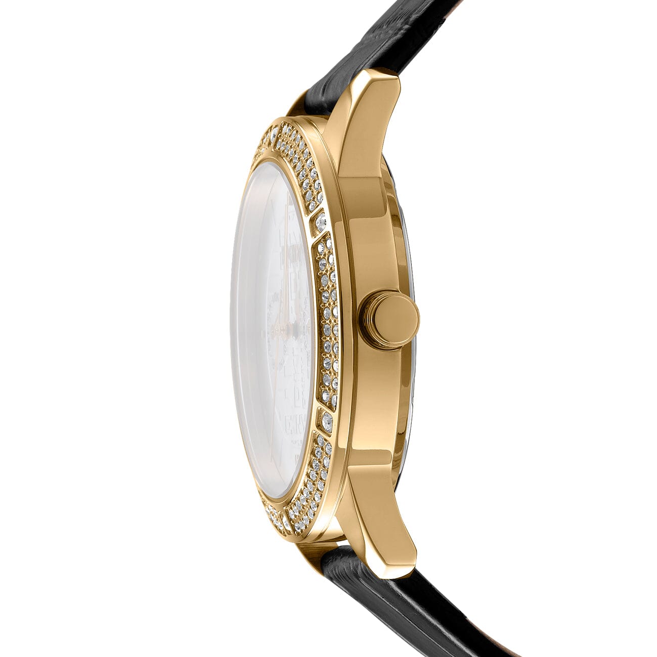 DK1L056L0025 DKNY Evening Multi-Function Silver Dial Gold Women's Watch 40mm Watches DKNY 