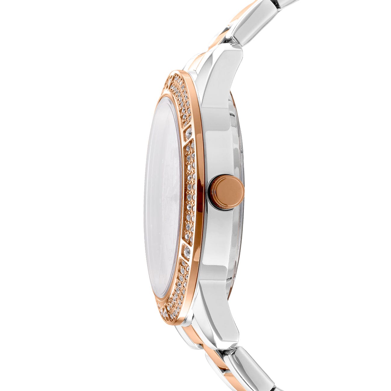 DK1L056M0075 DKNY Evening Multi-Function Two Tone Silver & Rose Gold Women's Watch 40mm Watches DKNY 
