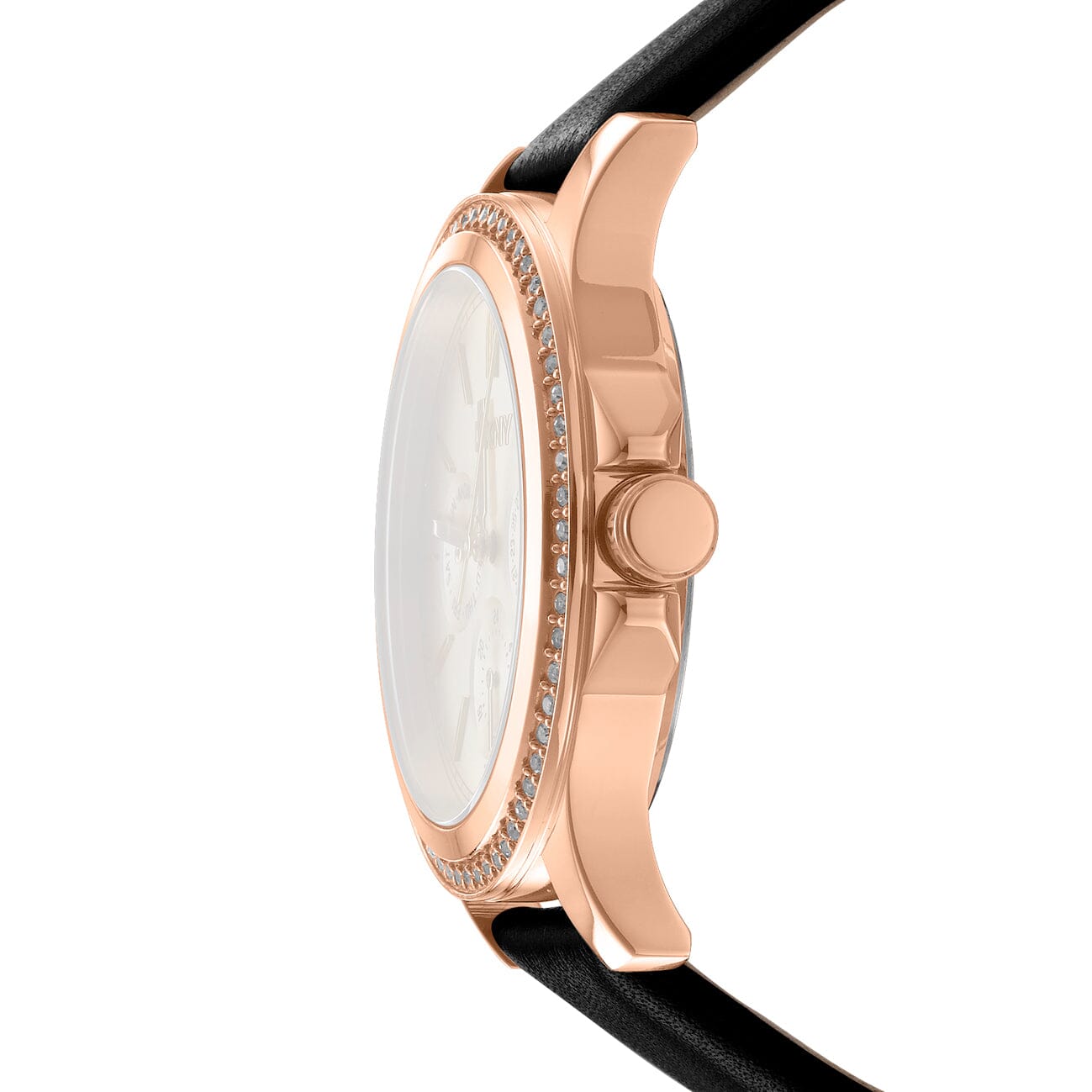 DK1L064L0035 DKNY Evening Multi-Function Black Dial Rose Gold Women's Watch 40mm Watches DKNY 