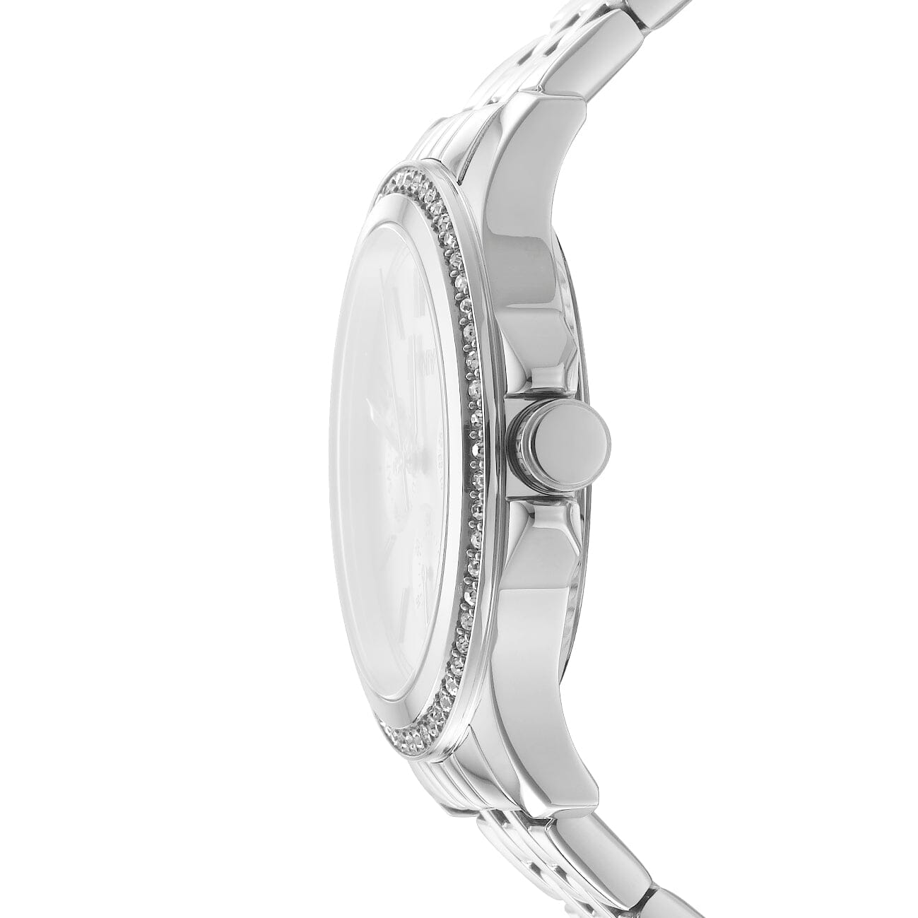 DK1L064M0055 DKNY Evening Multi-Function Rose Dial Silver Women's Watch 40mm Watches DKNY 