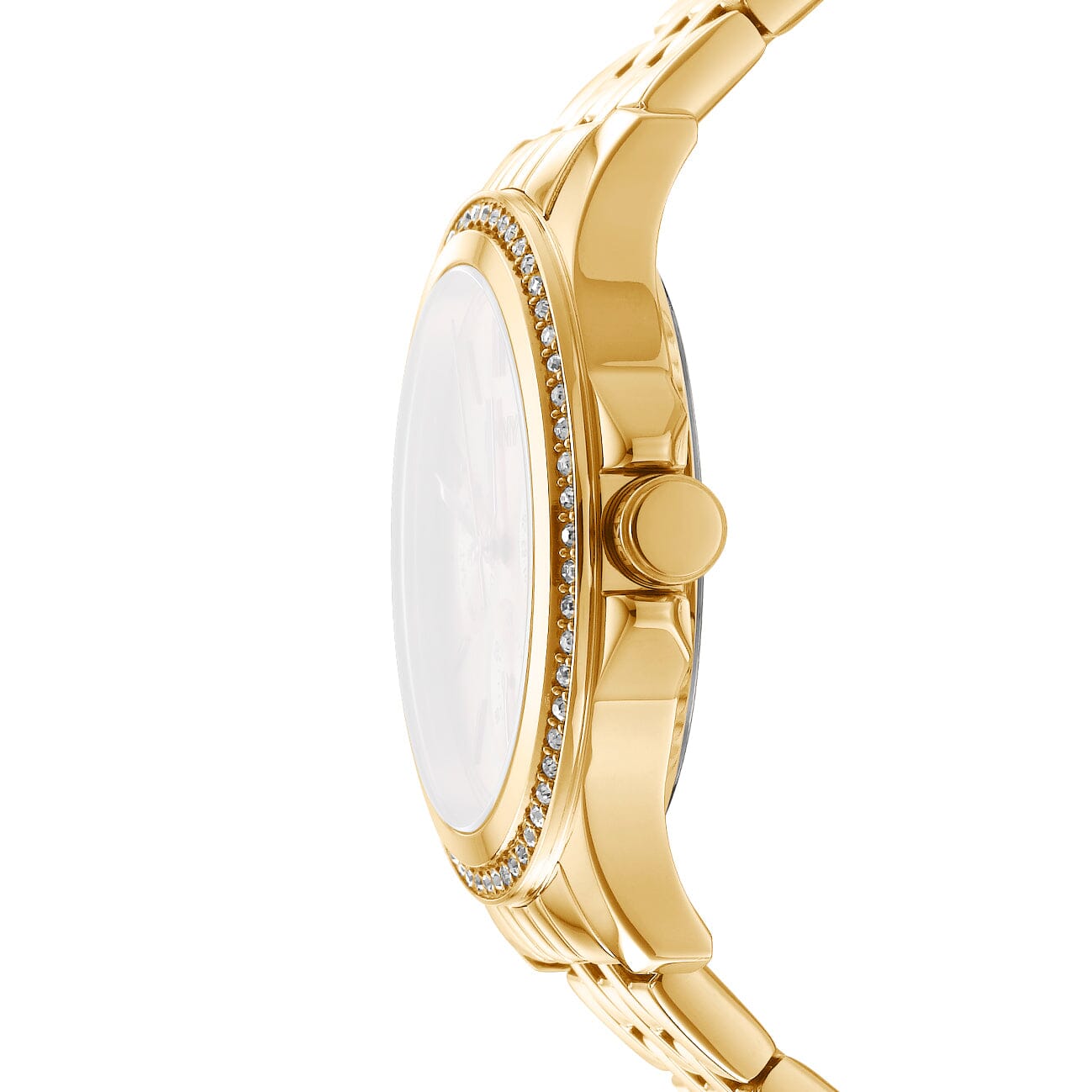 DK1L064M0065 DKNY Evening Multi-Function Silver Dial Gold Women's Watch 40mm Watches DKNY 