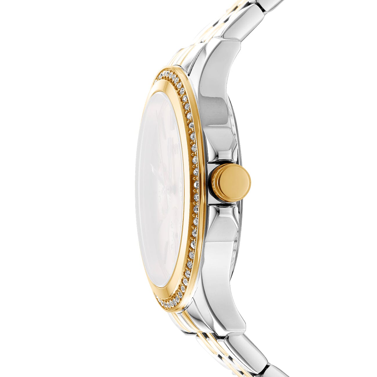 DK1L064M0085 DKNY Evening Multi-Function Two Tone Silver & Gold Women's Watch 40mm Watches DKNY 