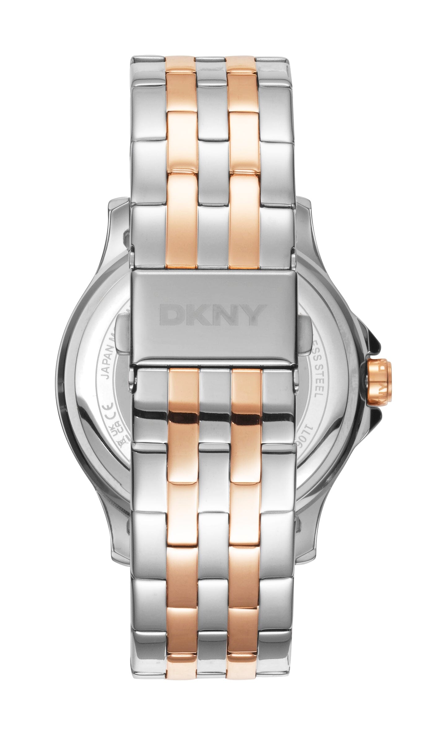 DK1L064M0095 DKNY Evening Multi-Function Two Tone Silver & Rose Gold Women's Watch 40mm Watches DKNY 