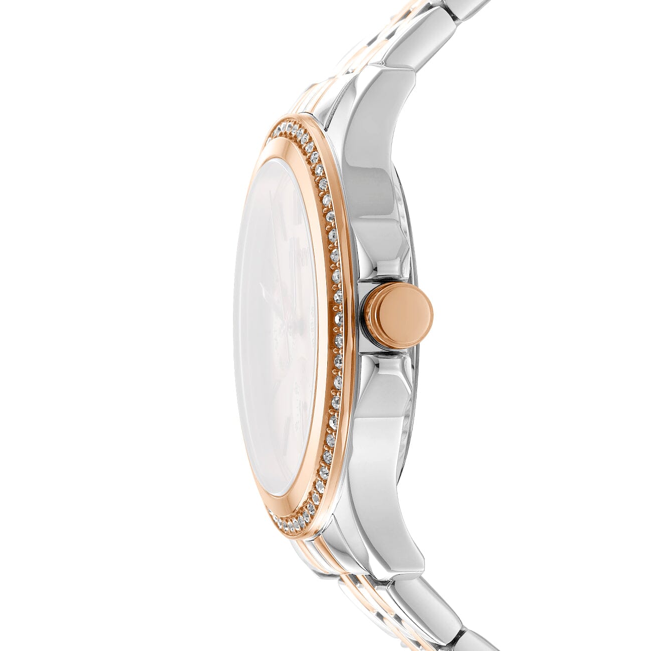 DK1L064M0095 DKNY Evening Multi-Function Two Tone Silver & Rose Gold Women's Watch 40mm Watches DKNY 