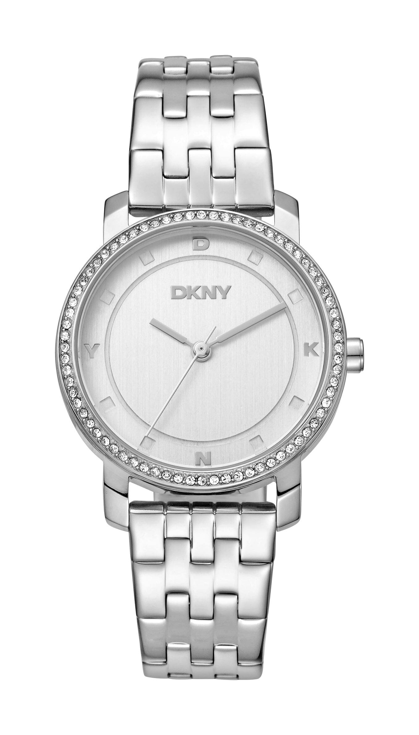 DK1L065M0035 DKNY Evening Silver Dial Stainless Steel Women's Watch 32mm Watches DKNY 