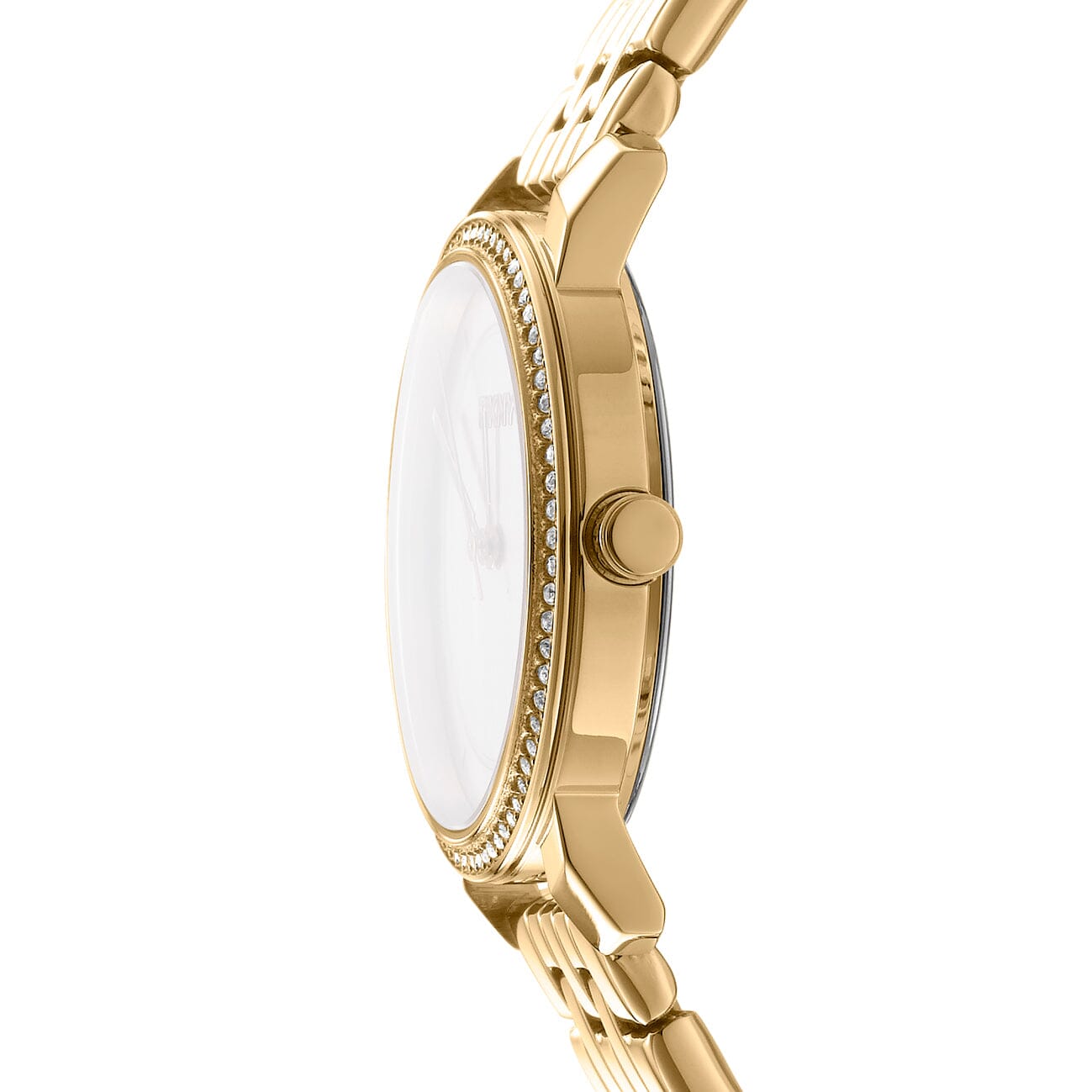 DK1L065M0045 DKNY Evening Silver Dial Stainless Steel Gold Women's Watch 32mm Watches DKNY 