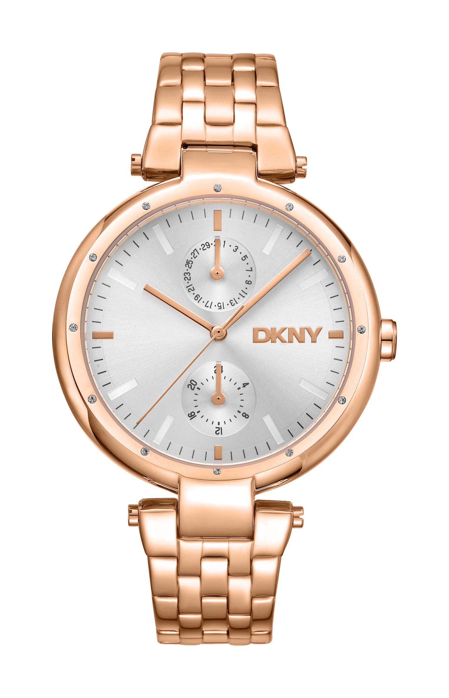 DK1L066M0075 DKNY Active Multi-Function Stainless Steel Rose Gold Women's Watch 38mm Watches DKNY 