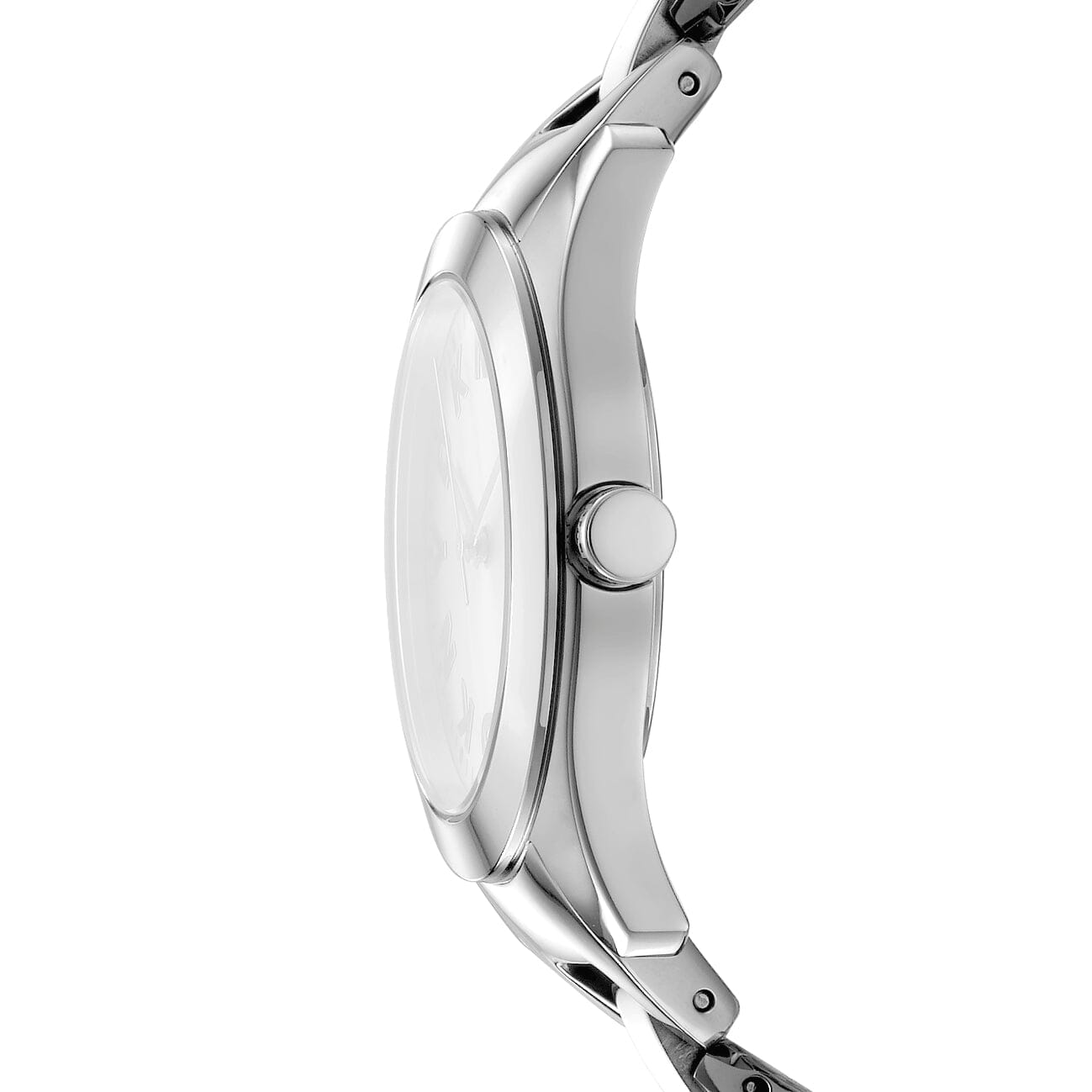DK1L074M0015 DKNY Logo Pink Dial Stainless Steel Silver Women's Watch 33mm Watches DKNY 