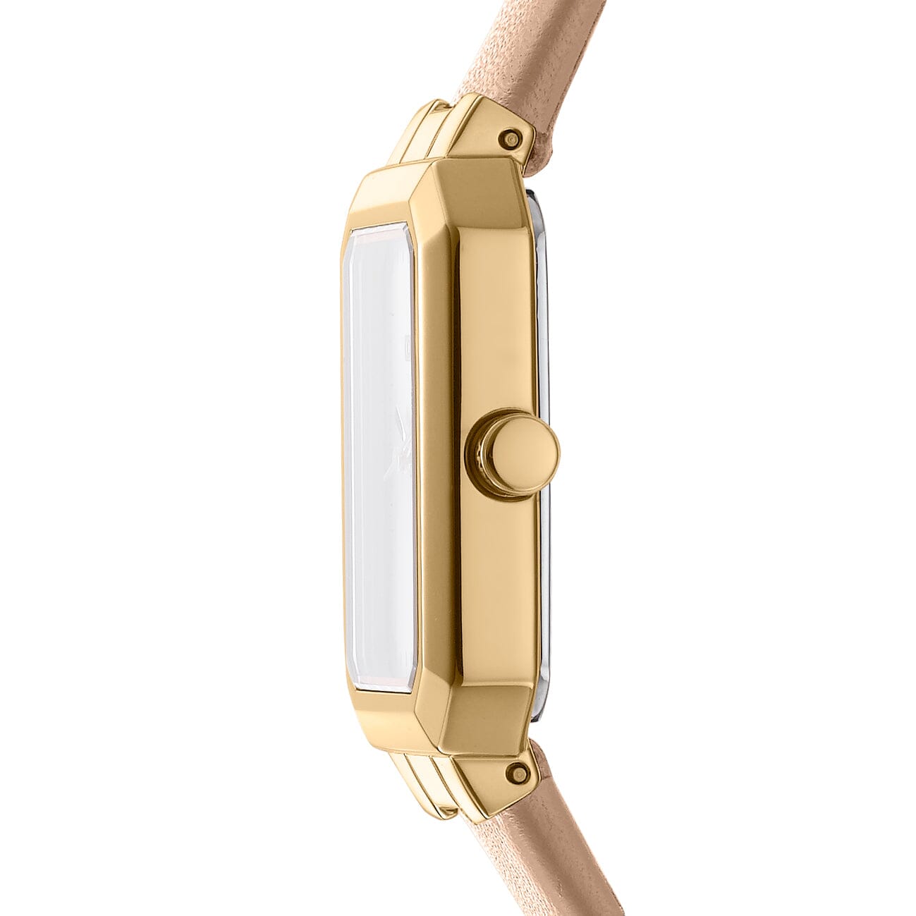 DK1L076L0025 DKNY Everyday Beige Leather Strap Gold Women's Watch 22 x 35.5mm Watches DKNY 