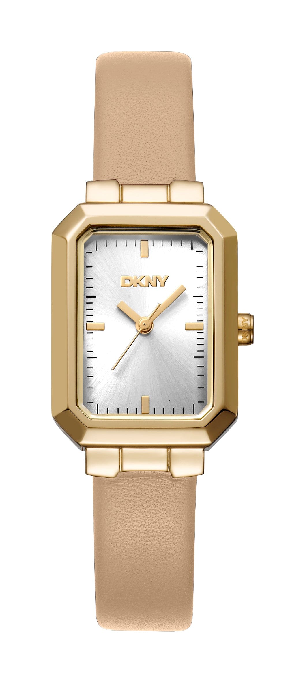 DK1L076L0025 DKNY Everyday Beige Leather Strap Gold Women's Watch 22 x 35.5mm Watches DKNY 