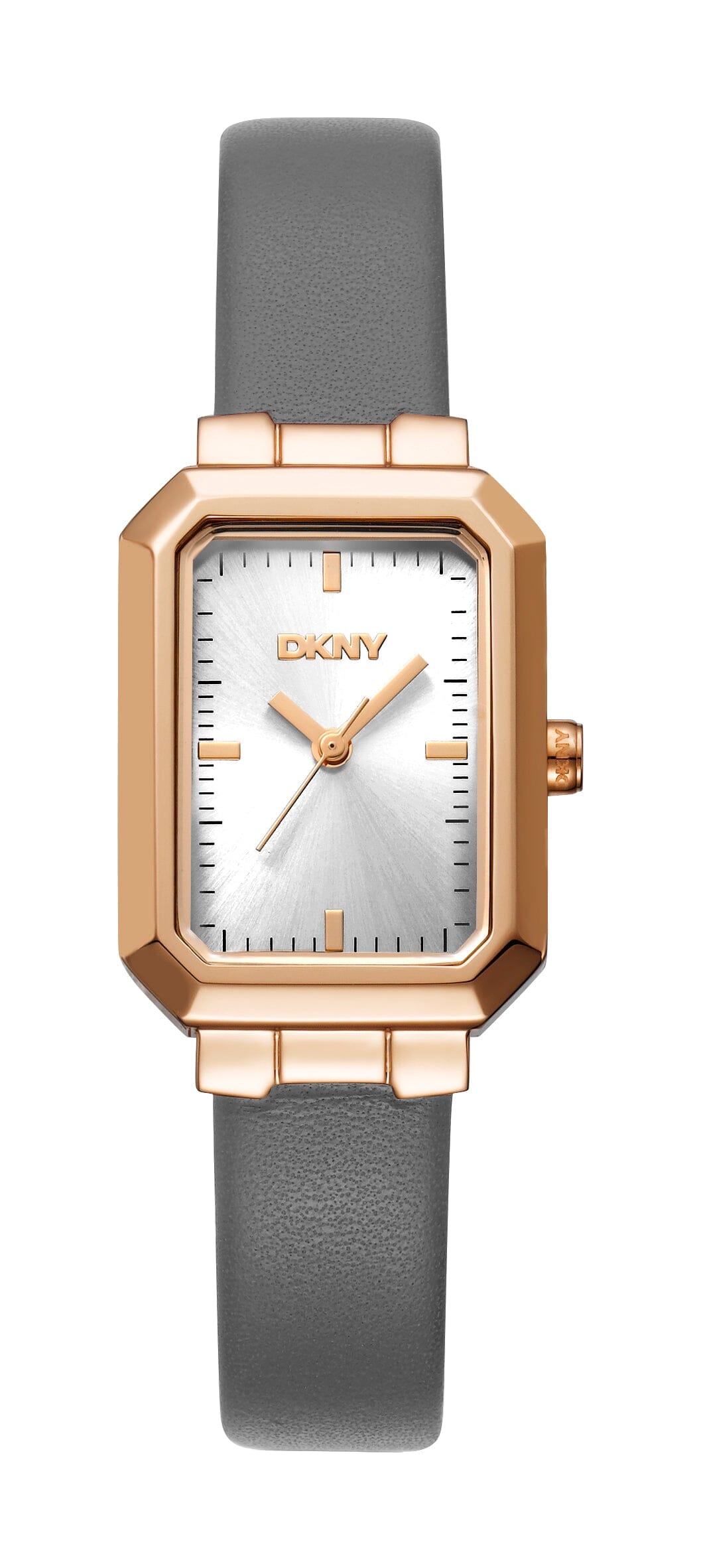 DK1L076L0035 DKNY Everyday Grey Leather Strap Rose Gold Women's Watch 22 x 35.5mm Watches DKNY 