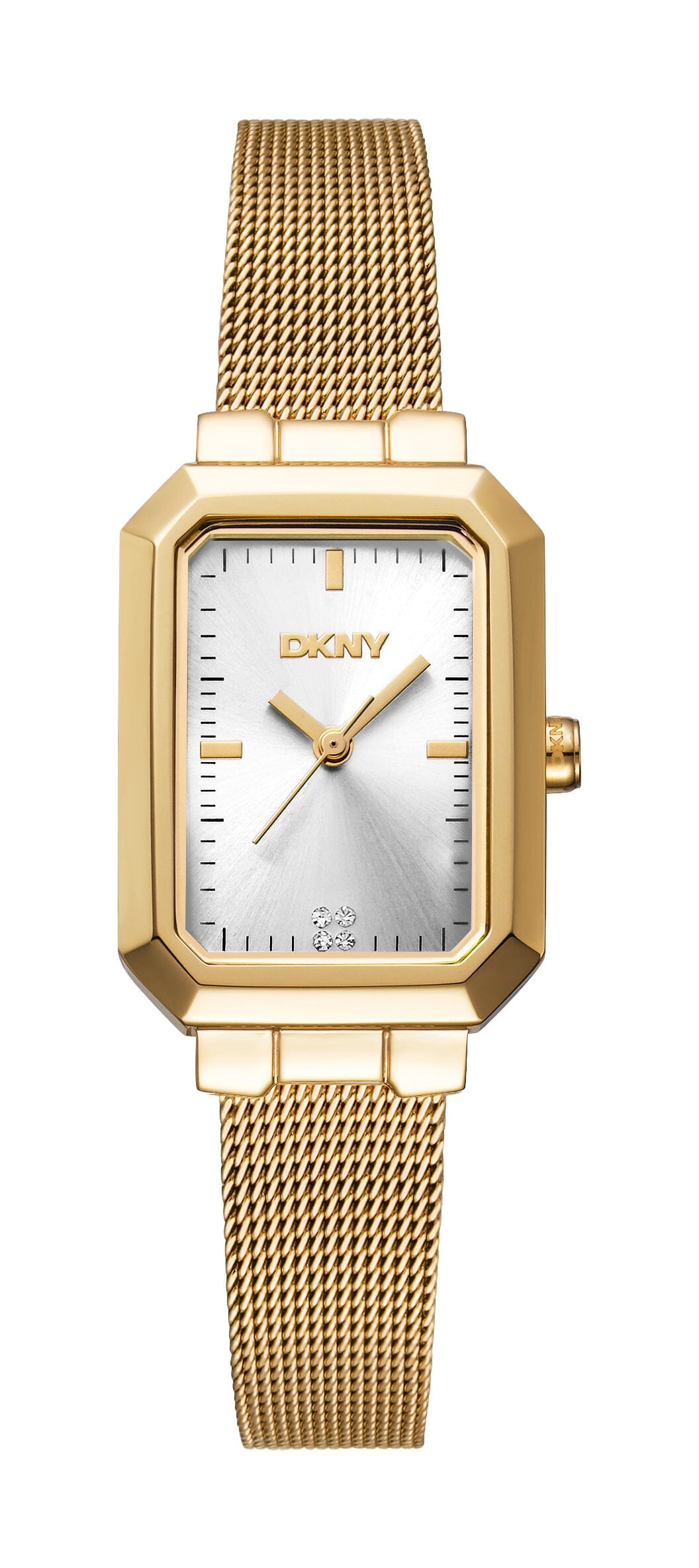 DK1L076M0135 DKNY Everyday Women's Silver Dial Gold Mesh Bracelet Watch 22 x 35.5mm Watches DKNY 
