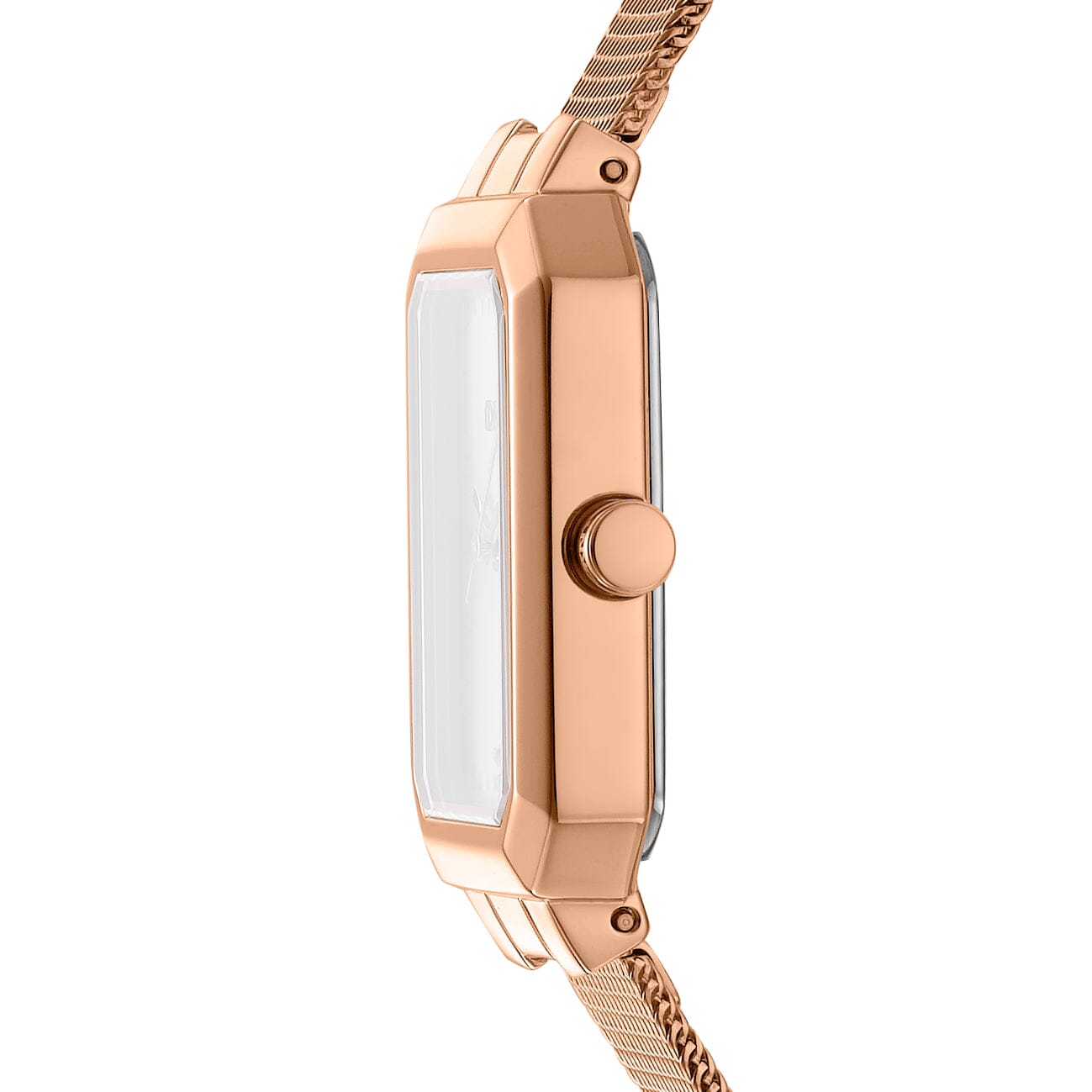 DK1L076M0145 DKNY Everyday Women's Silver Dial Rose Gold Mesh Bracelet Watch 22 x 35.5mm Watches DKNY 