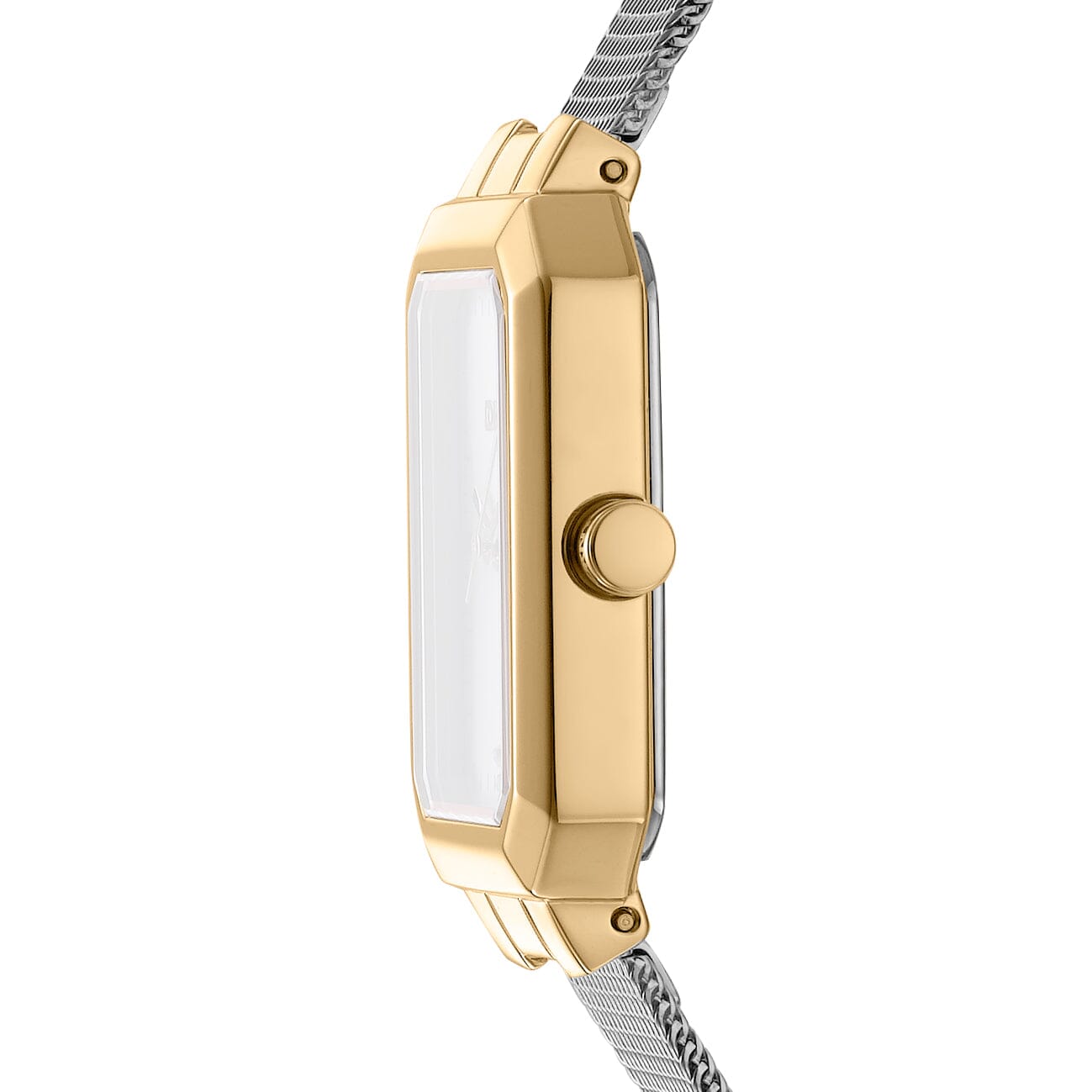 DK1L076M0155 DKNY Everyday Women's Silver Dial Gold Mesh Bracelet Watch 22 x 35.5mm Watches DKNY 