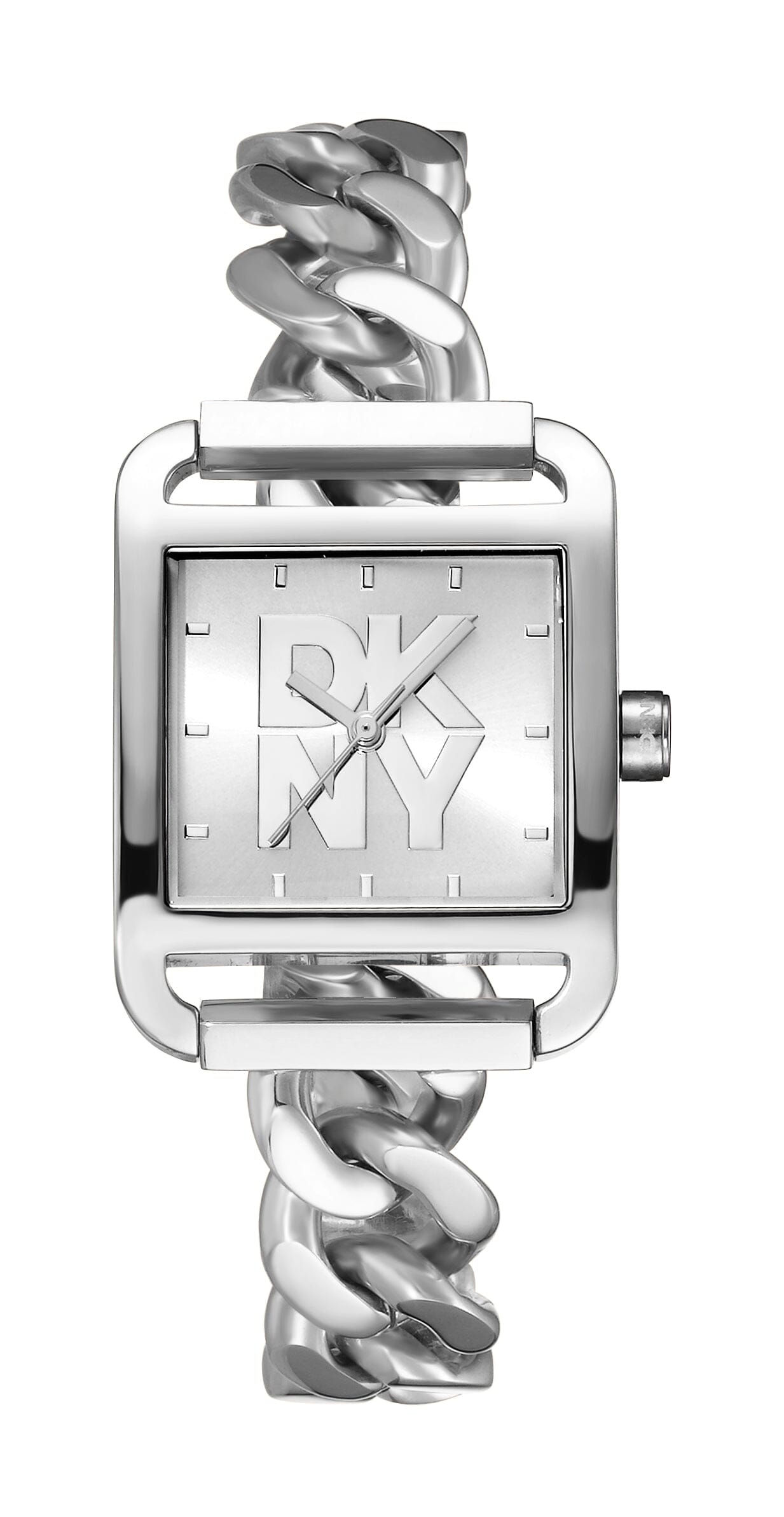 DK1L081M0015 DKNY Iconic Silver Dial Stainless Steel Women's Watch 27 x 34.5mm Watches DKNY 
