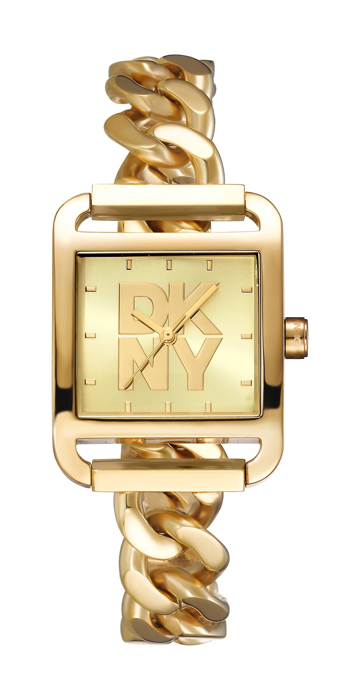 DK1L081M0035 DKNY Iconic Champagne Dial Stainless Steel Gold Women's Watch 27 x 34.5mm Watches DKNY 