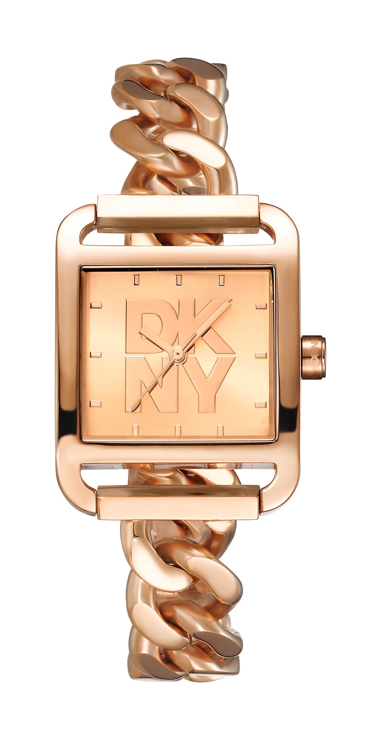 DK1L081M0045 DKNY Iconic Rose Gold Dial Stainless Steel Women's Watch 27 x 34.5mm Watches DKNY 