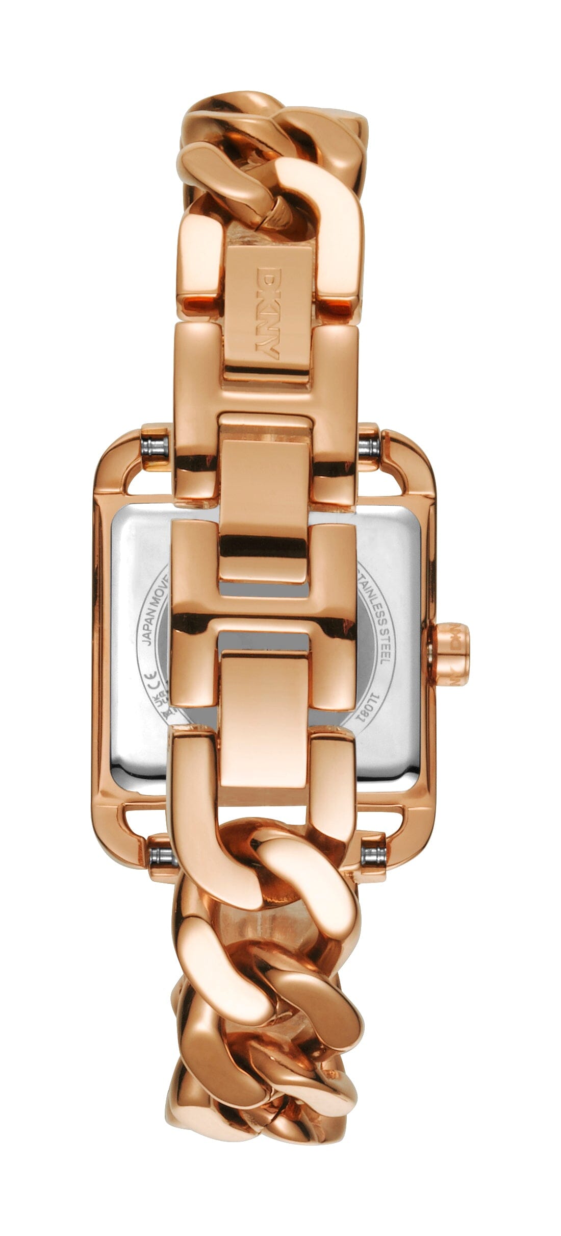 DK1L081M0045 DKNY Iconic Rose Gold Dial Stainless Steel Women's Watch 27 x 34.5mm Watches DKNY 