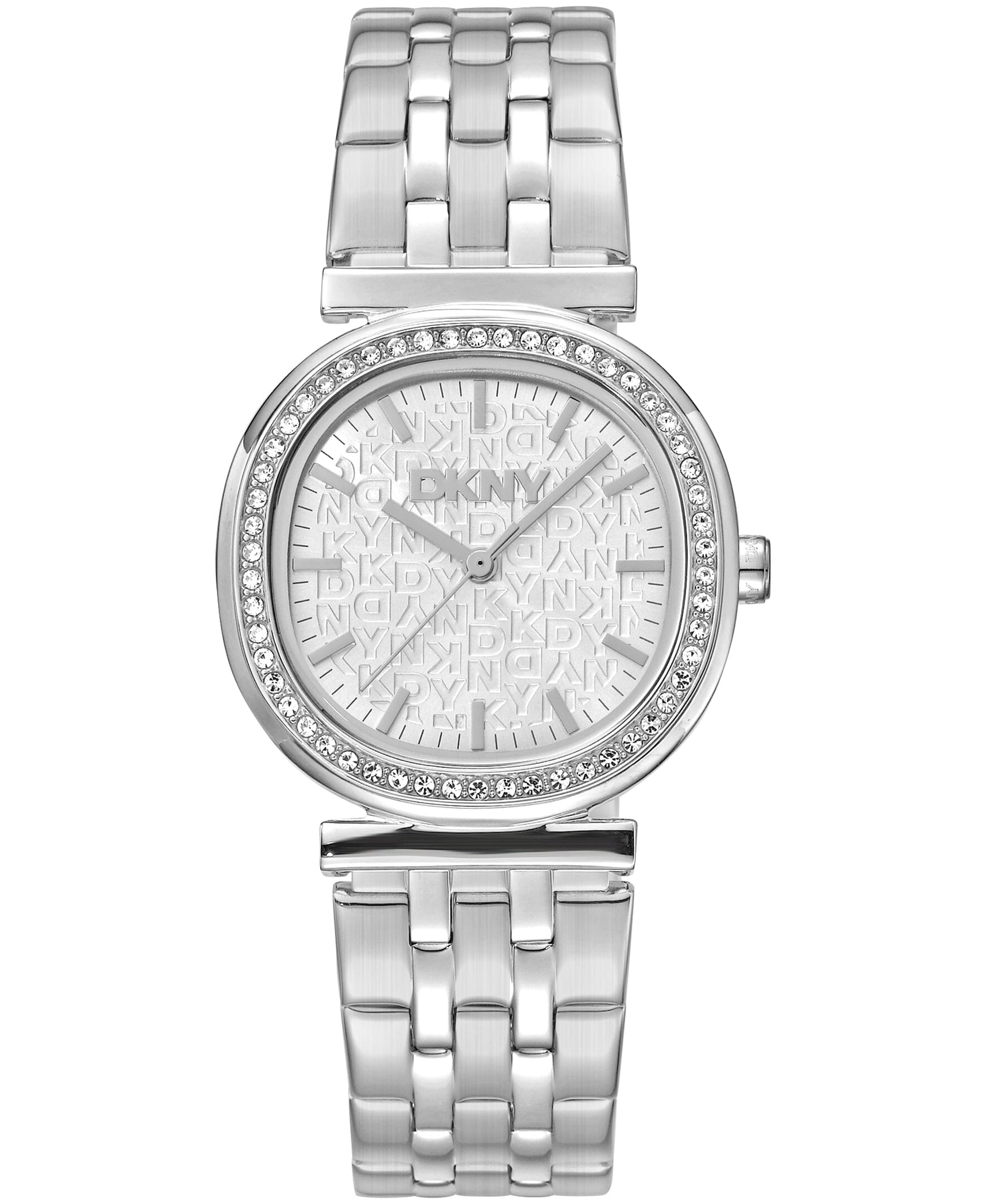 DK1L083M0045 DKNY Women's Crystal Bezel Stainless Steel Bracelet Watch 30mm Watches DKNY 