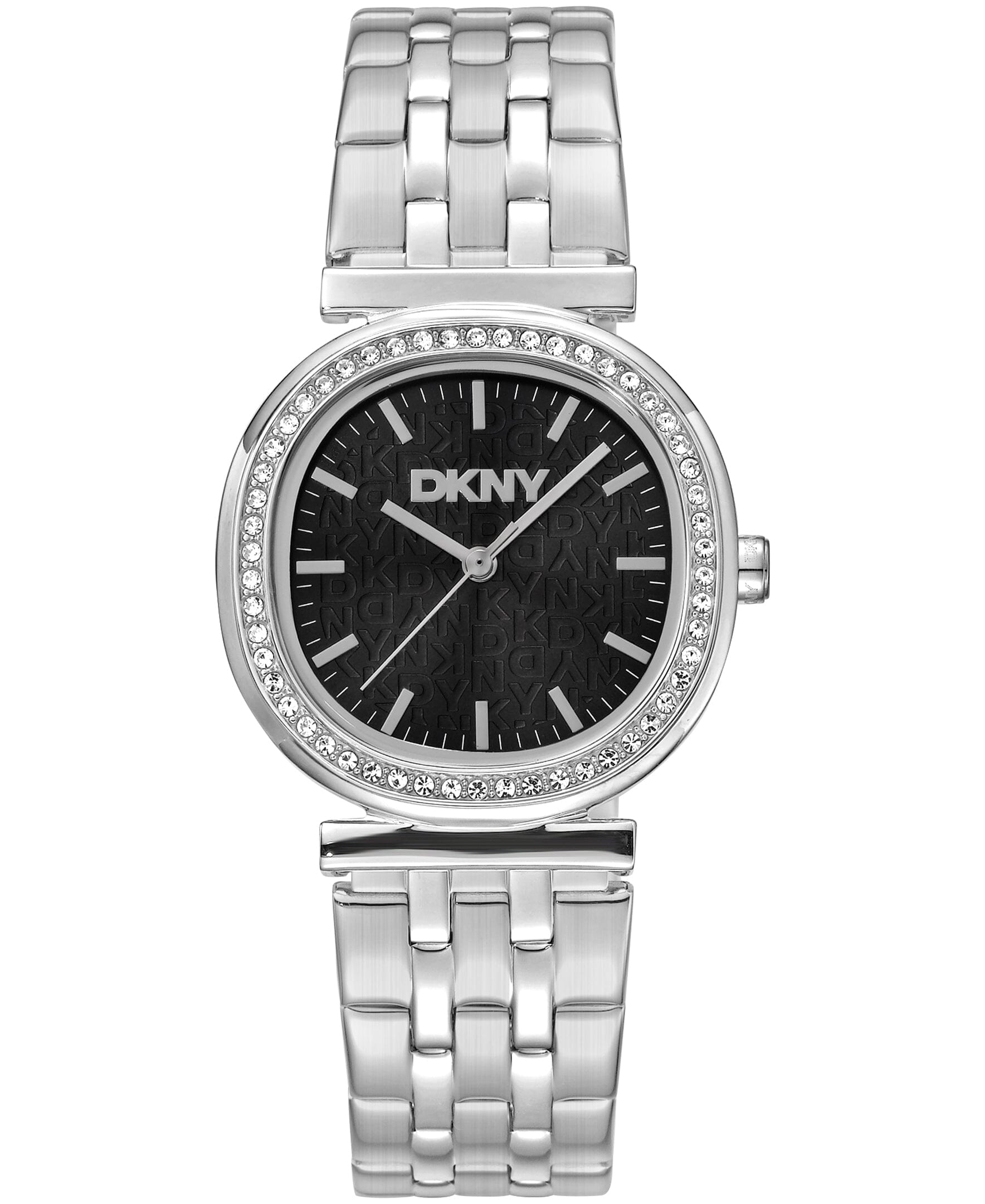 DK1L083M0055 DKNY Women's Crystal Bezel Stainless Steel Bracelet Watch 30mm Watches DKNY 