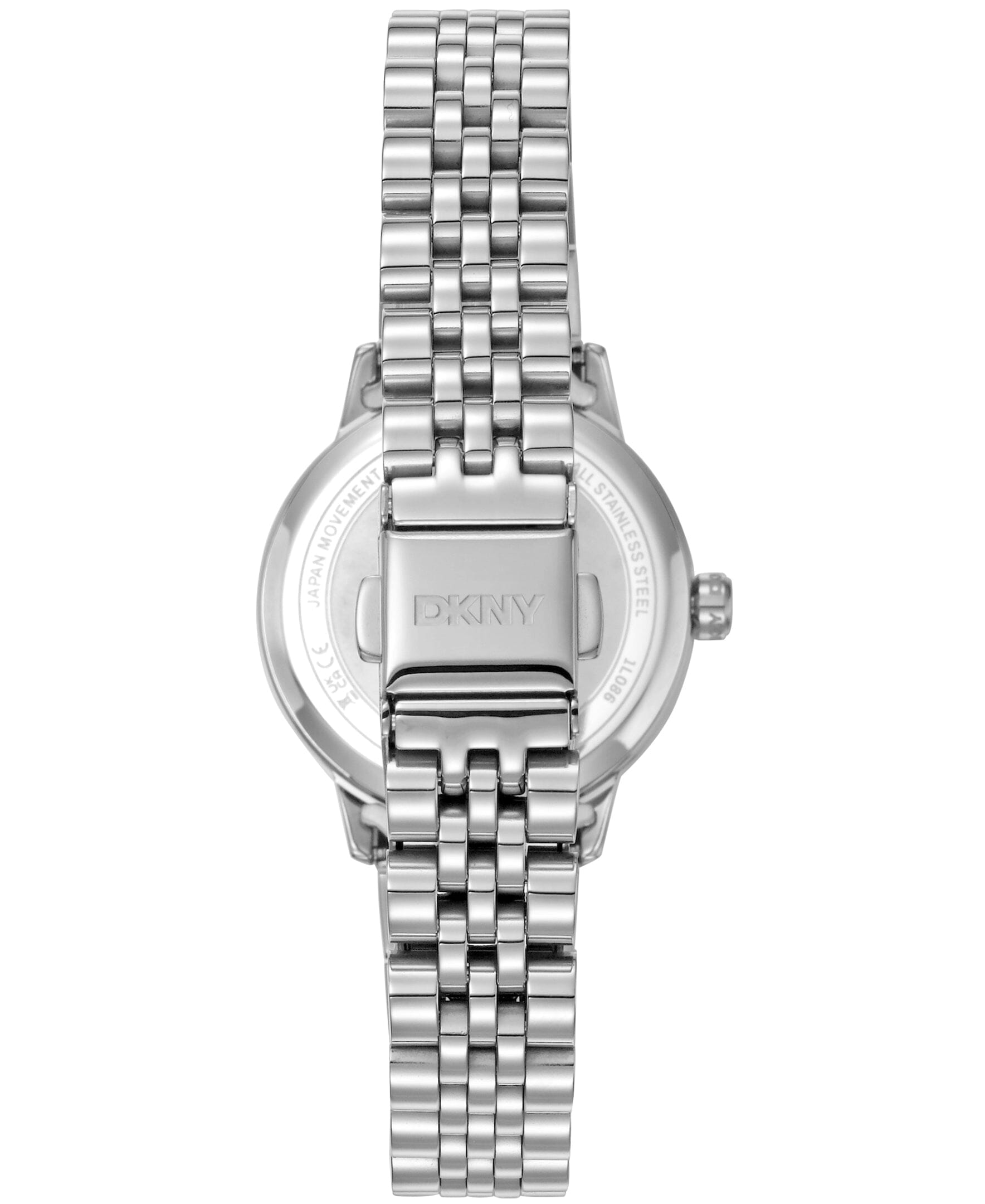 DK1L086M0045 DKNY Women's Crystal Accented Dial Stainless Steel Bracelet Watch 30mm Watches DKNY 