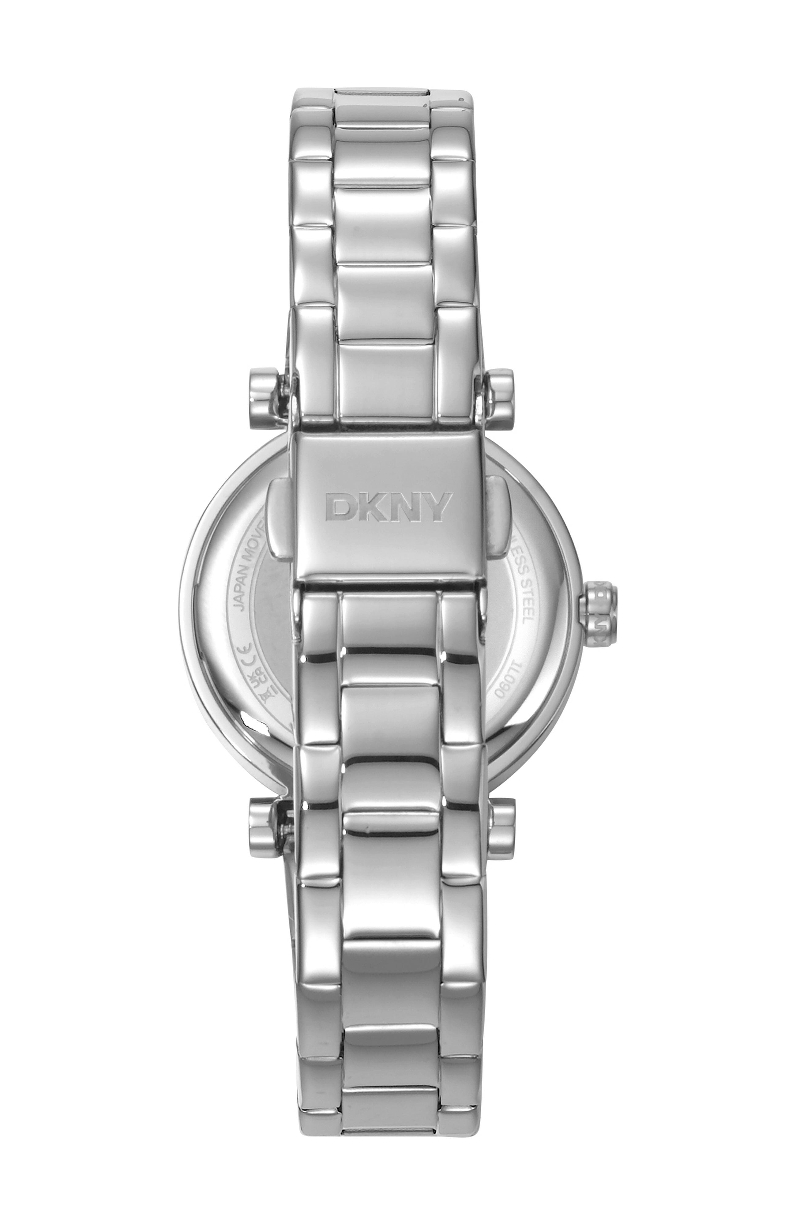 DK1L090M0045 Women's Essentials Silver Dial Stainless Steel Bracelet Watch DKNY 