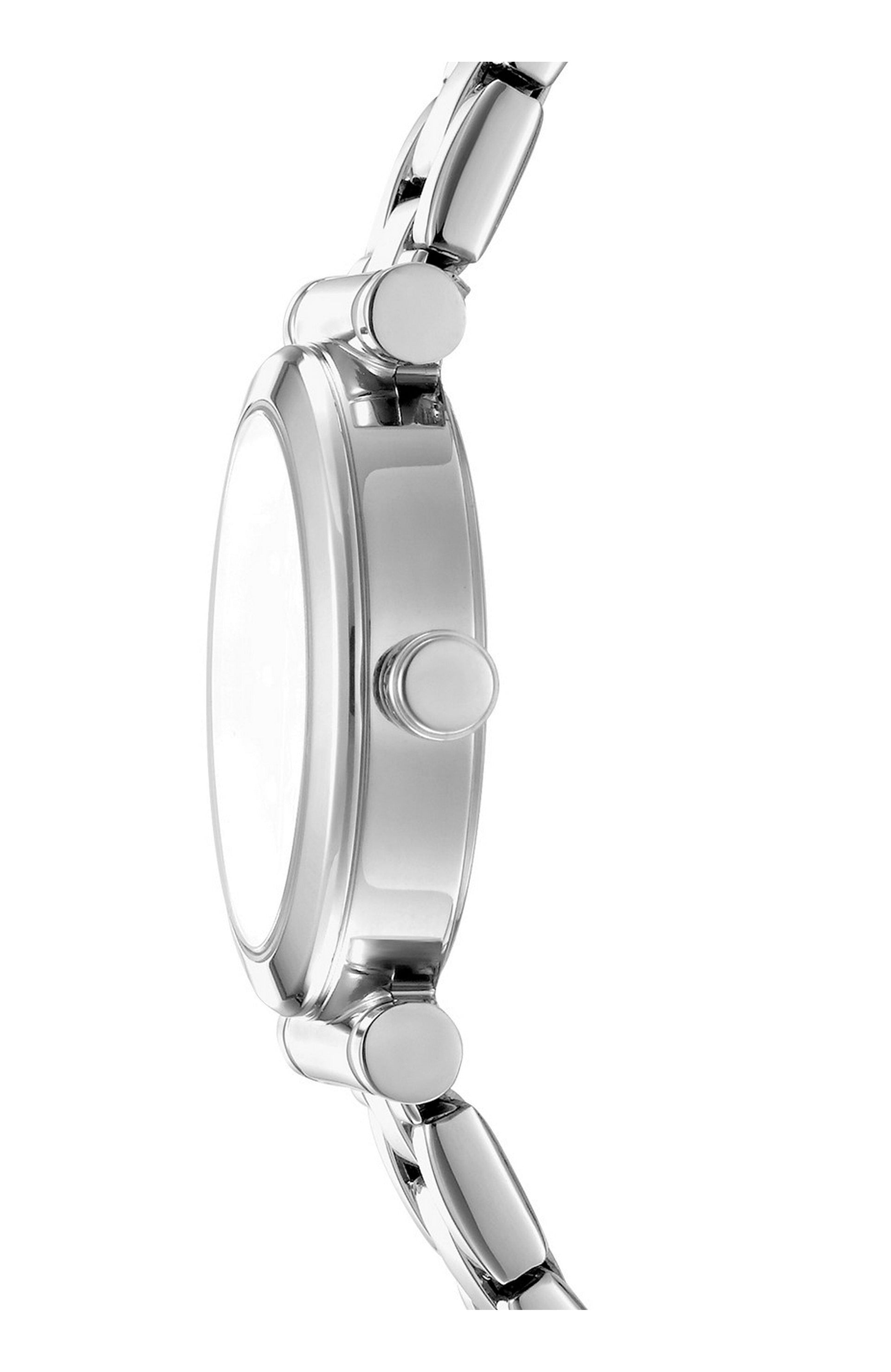 DK1L090M0045 Women's Essentials Silver Dial Stainless Steel Bracelet Watch DKNY 