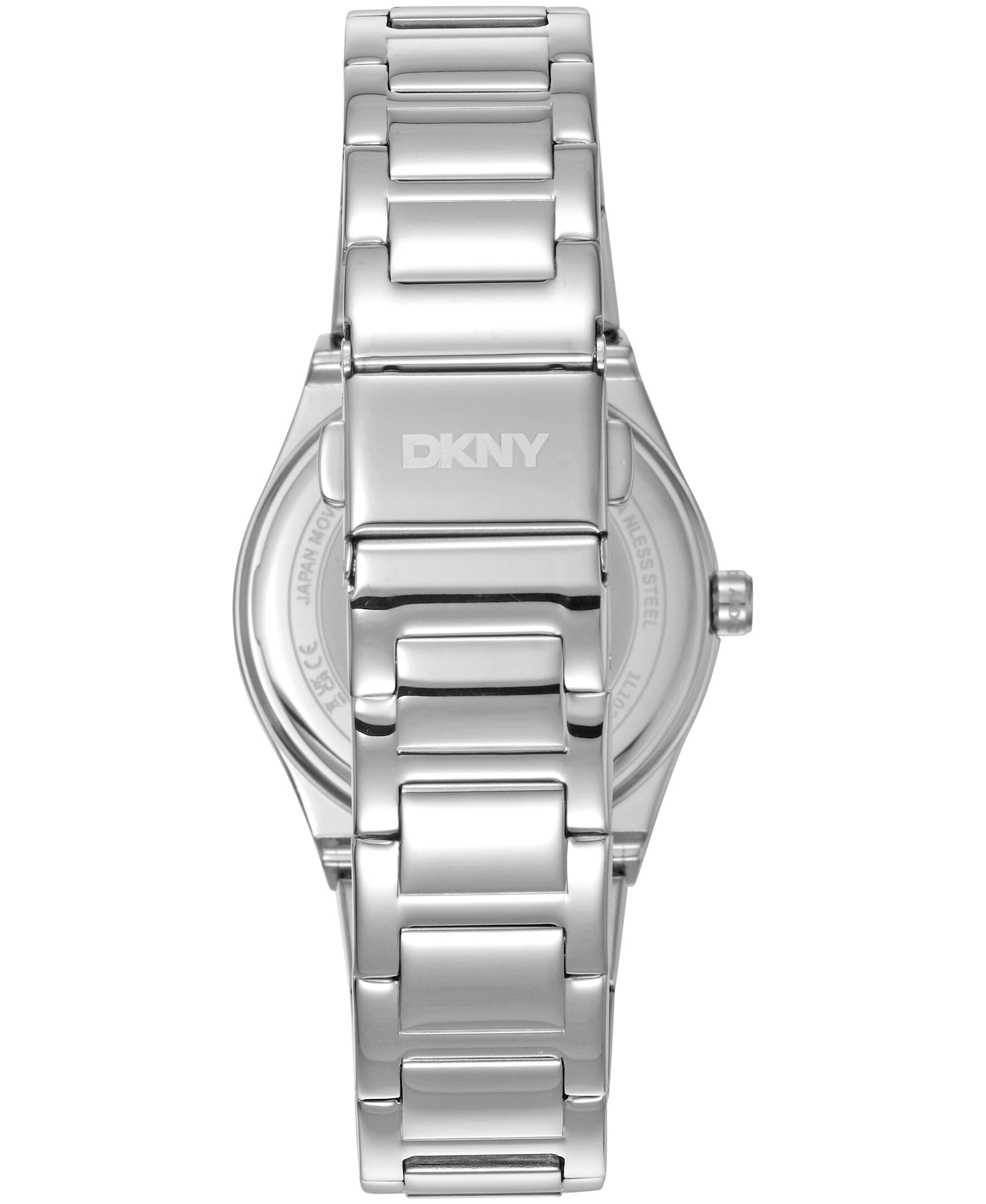 DK1L102M0215 DKNY Women's Jewel-Encrusted Dial Stainless Steel Bracelet Watch 33mm Watches DKNY 