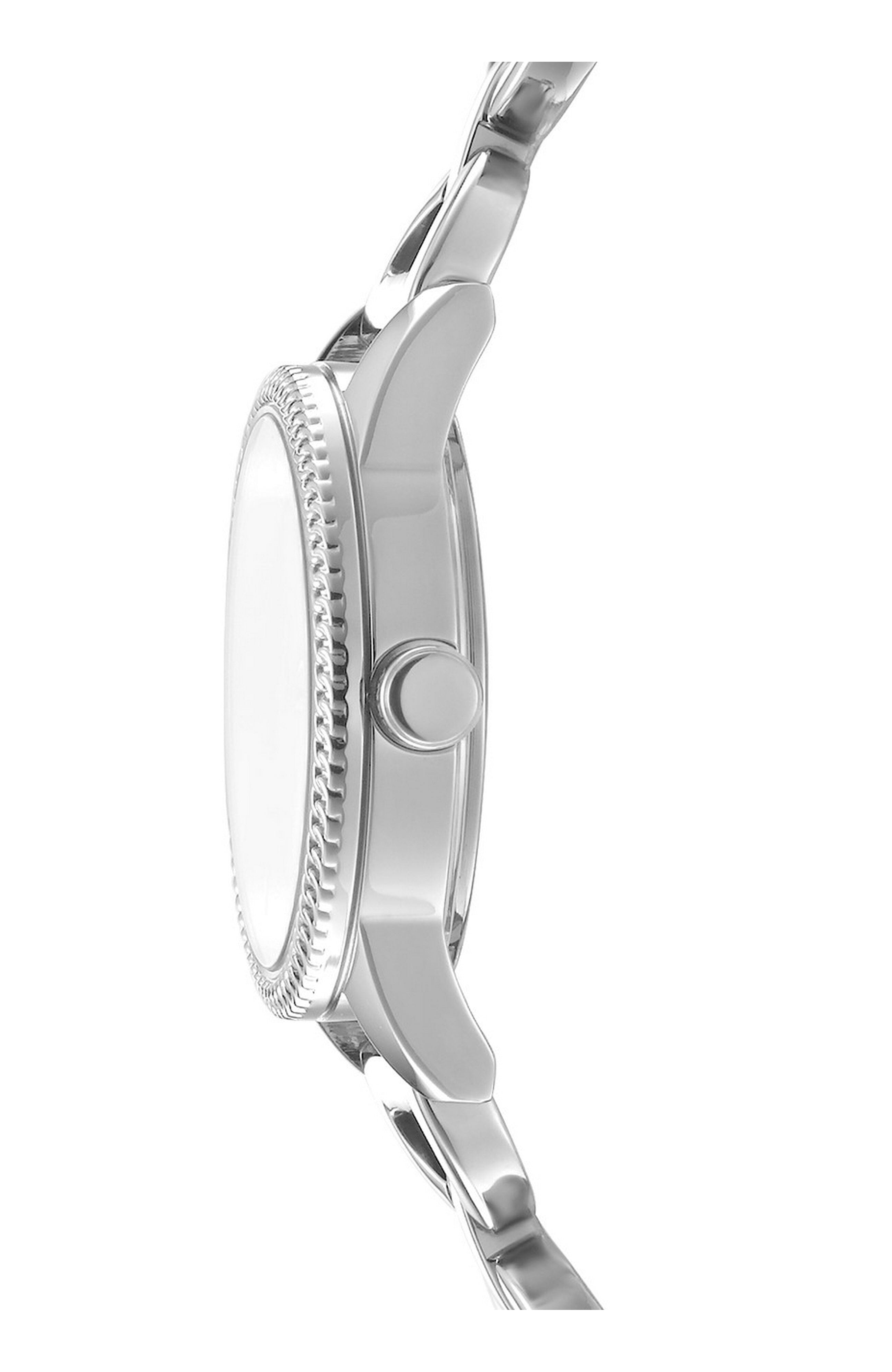 DK1L113M0235 Women's Open Link Black Dial Stainless Steel Bracelet Watch DKNY 
