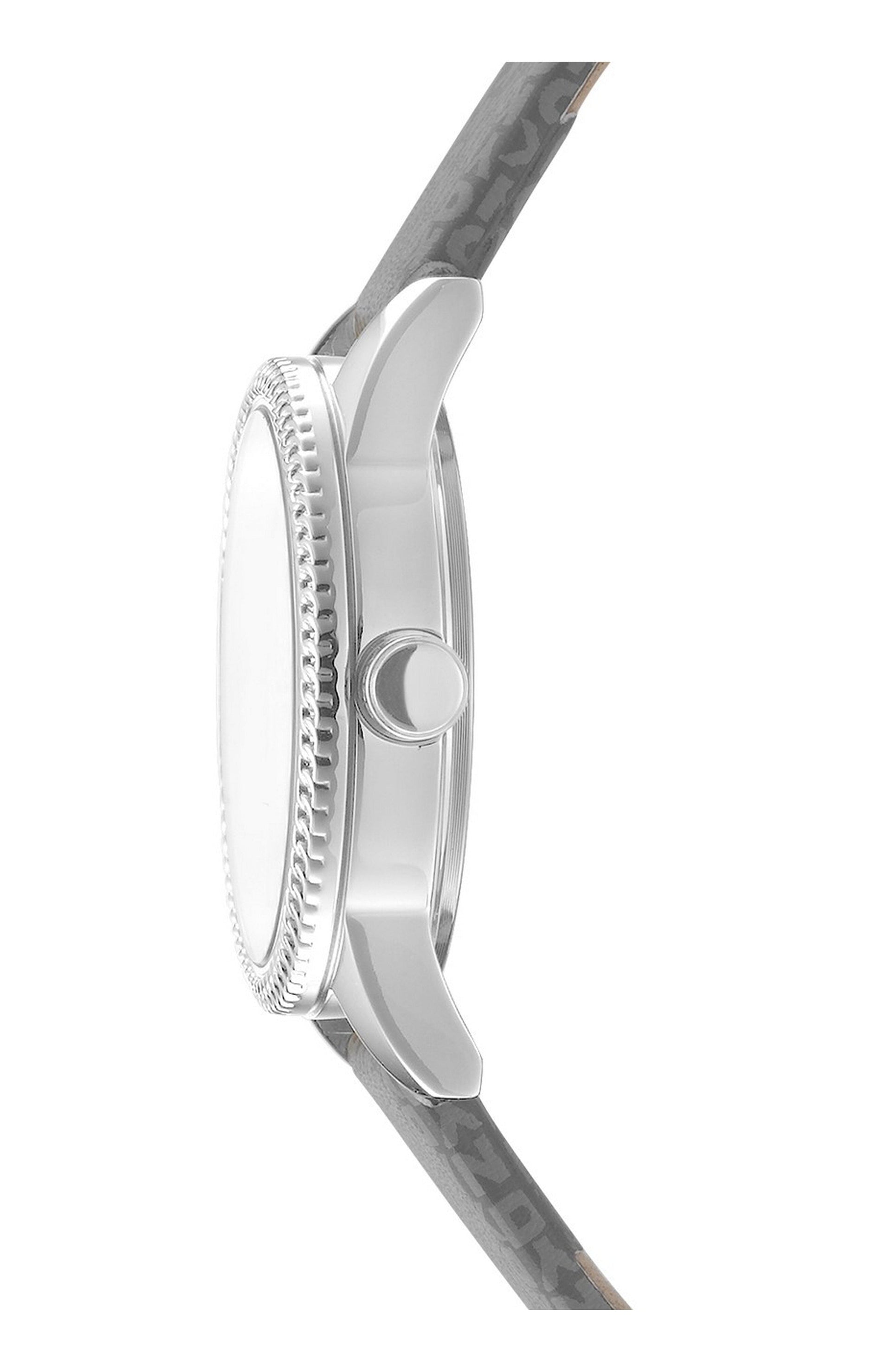 DK1L113P0015 Women's Milanese Silver Dial Grey Strap Stainless Steel DKNY 