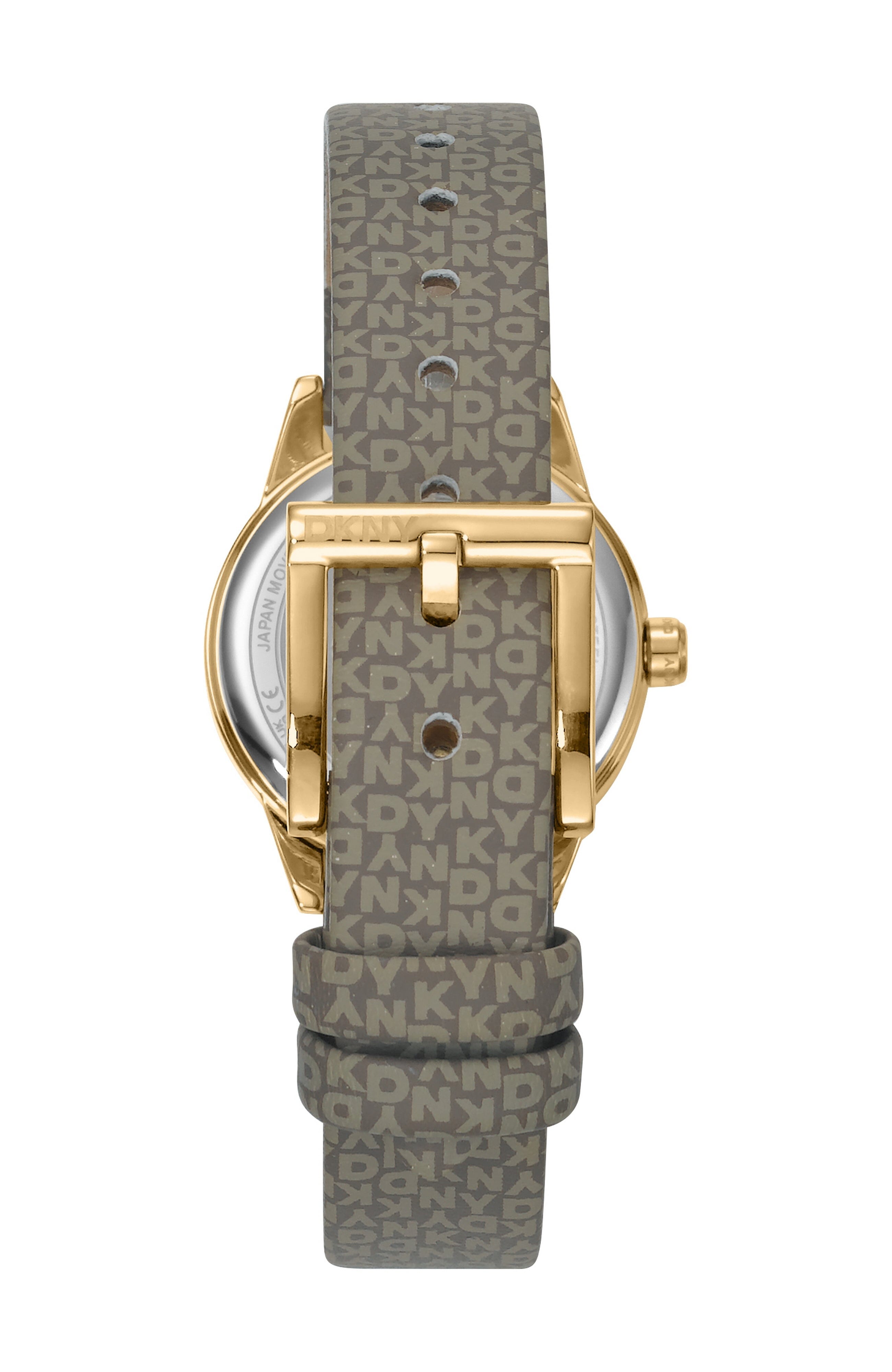 DK1L113P0025 Women's Milanese Champagne Dial Light Brown Strap Gold-Tone Stainless Steel DKNY 