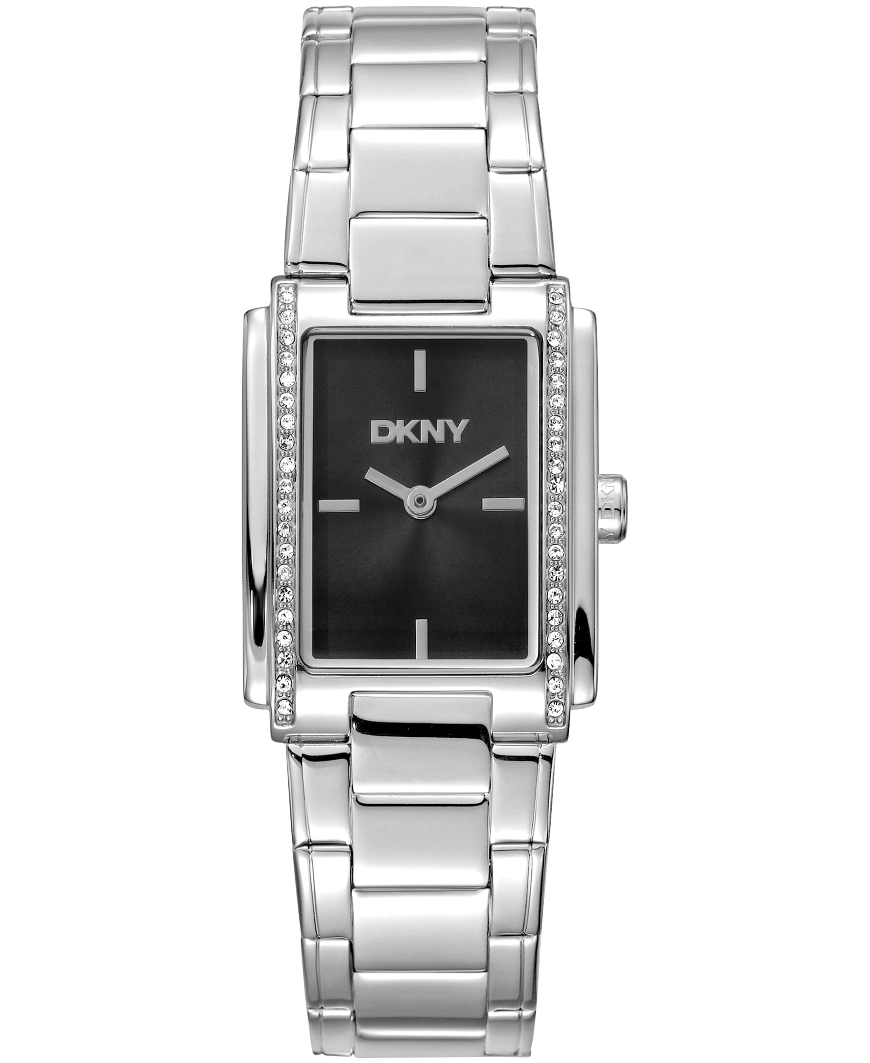 DK1L122M0035 DKNY Women's Crystal Accented Case Stainless Steel Bracelet Watch 23 x 30mm Watches DKNY 