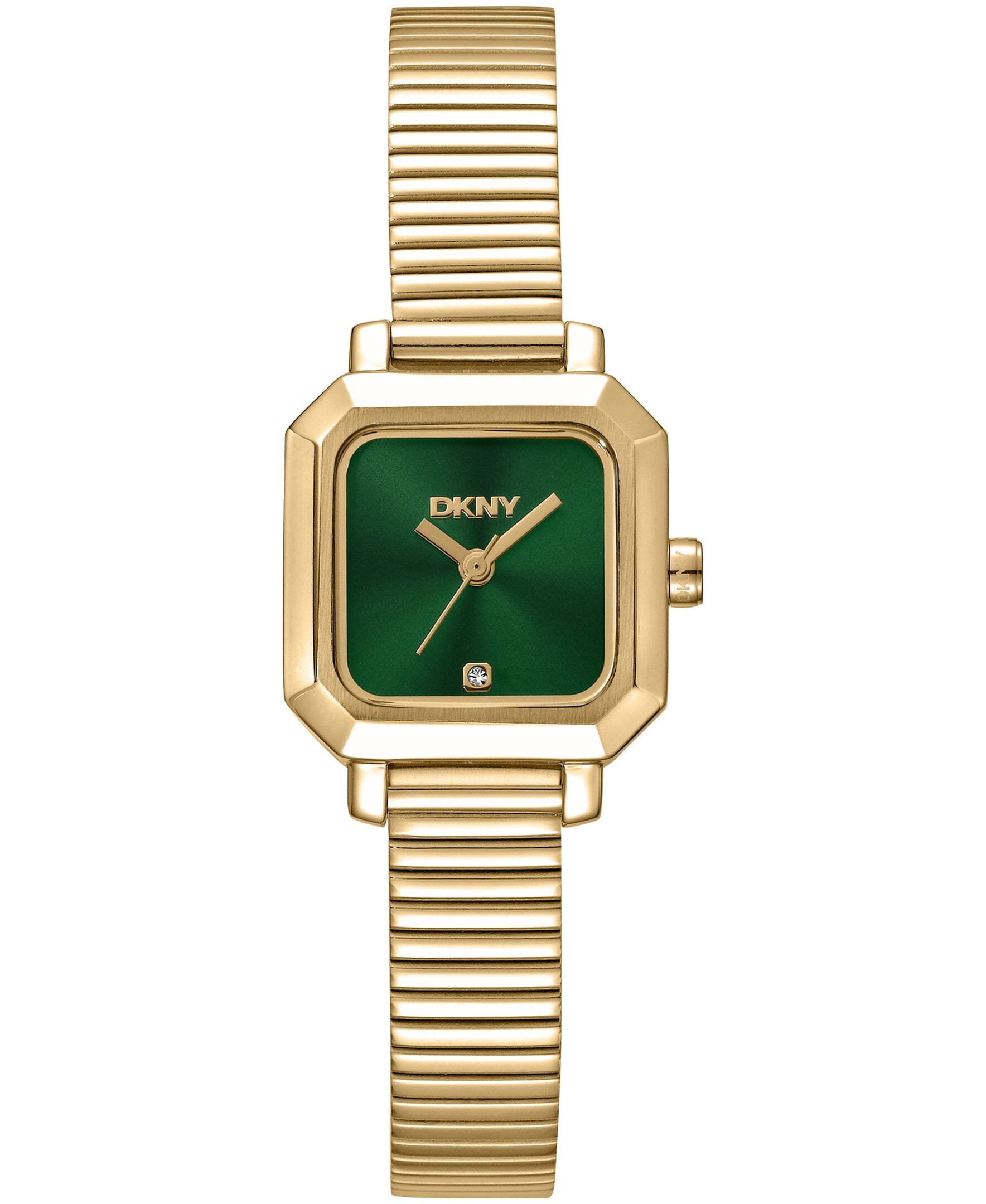 DK1L123M0045 DKNY Women's Gold-Tone Stainless Steel Tubogas Bracelet Watch 22mm Watches DKNY 