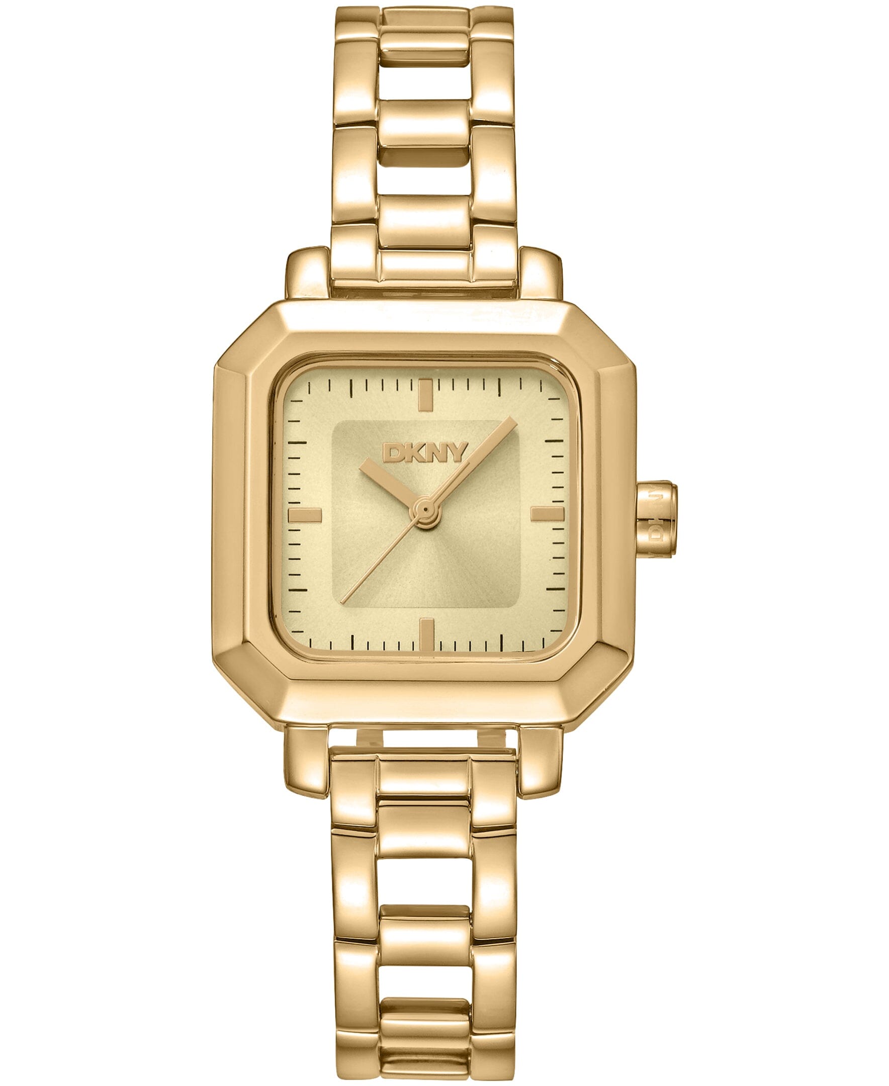 DK1L124M0035 DKNY Women's Open Link Gold-Tone Stainless Steel Bracelet Watch 27 x 27mm Watches DKNY 
