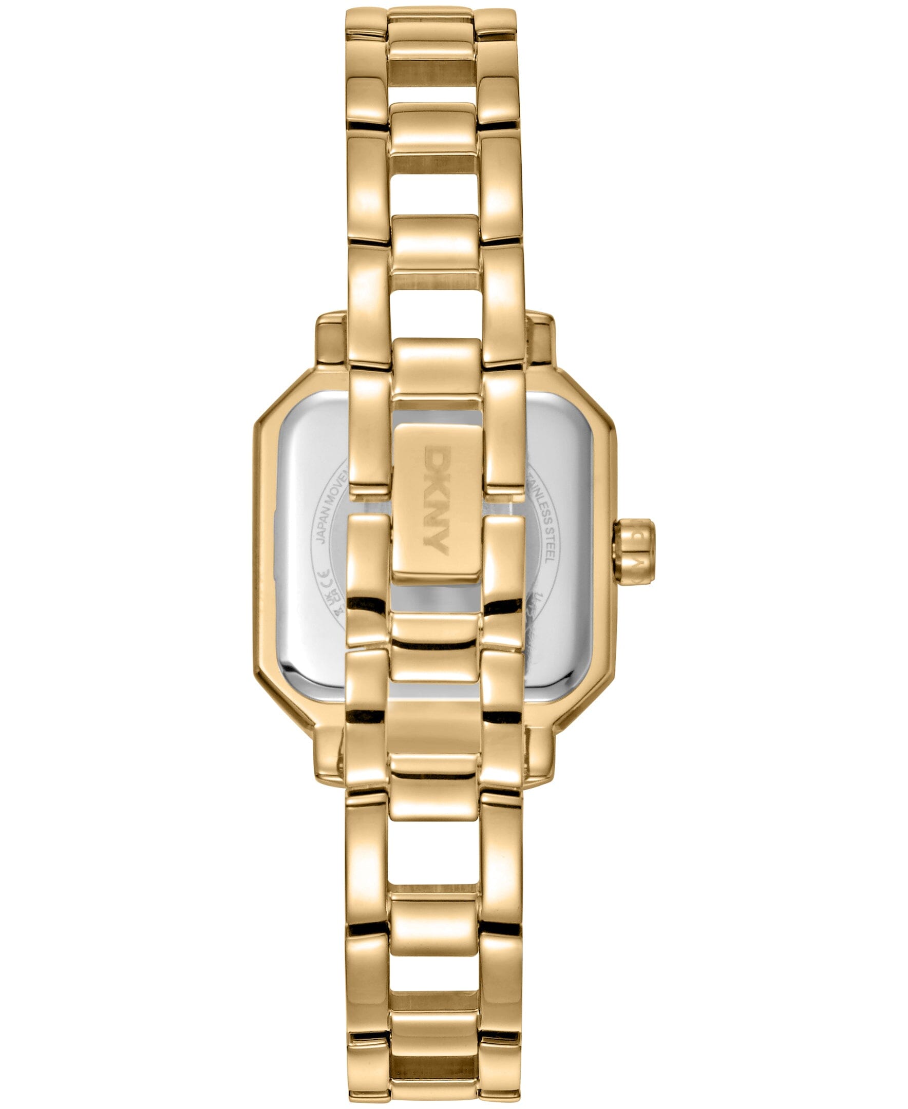 DK1L124M0045 DKNY Women's Open Link Gold-Tone Stainless Steel Bracelet Watch 27 x 27mm Watches DKNY 