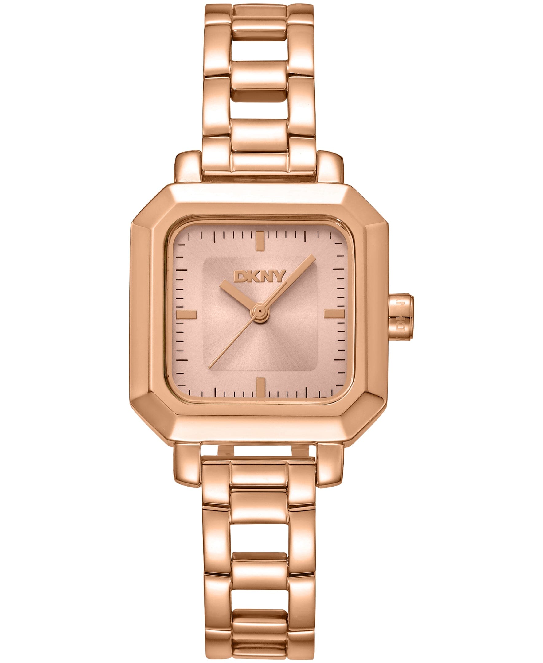 DK1L124M0055 DKNY Women's Open Link Red-Gold Tone Stainless Steel Bracelet Watch 27 x 27mm Watches DKNY 